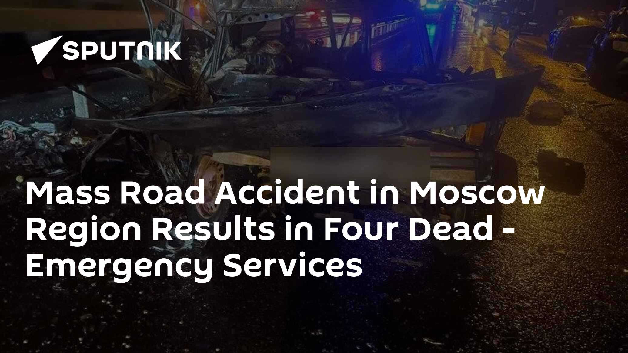 Mass Road Accident in Moscow Region Results in Four Dead – Emergency Services