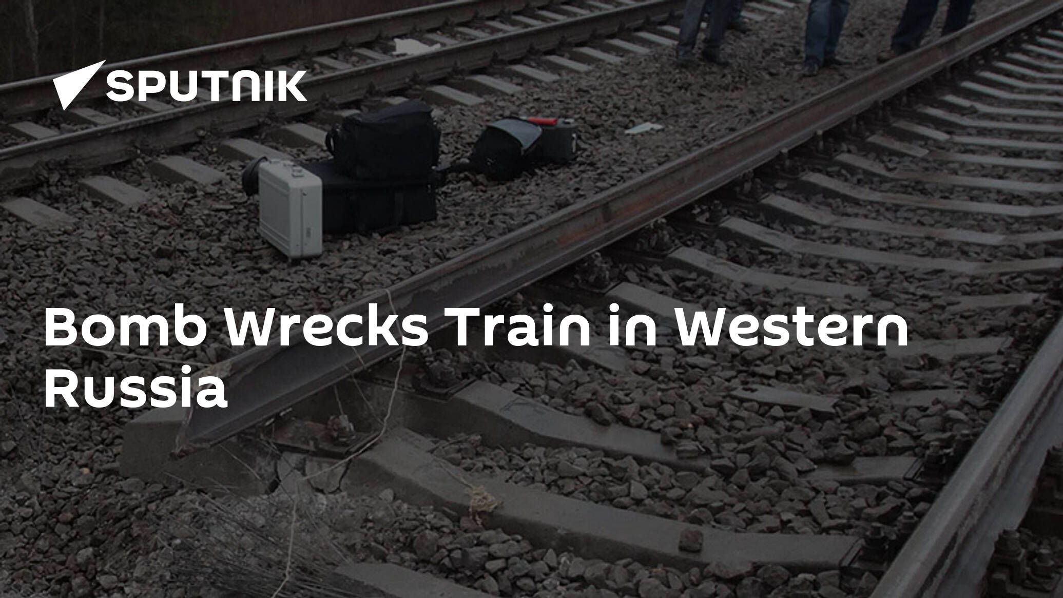 Bomb Wrecks Train in Western Russia