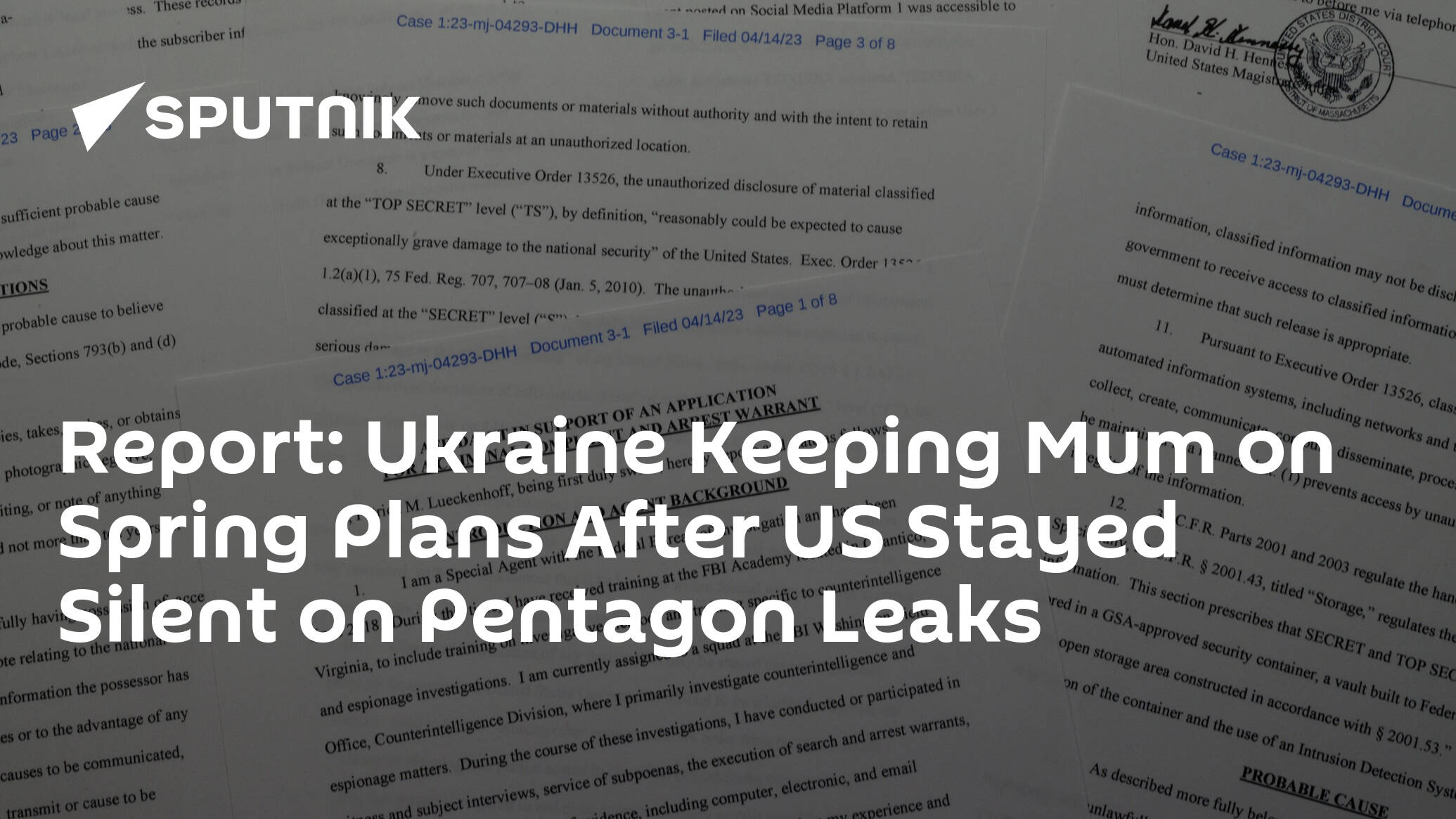 Report: Ukraine Keeping Mum on Spring Plans After US Stayed Silent on Pentagon Leaks