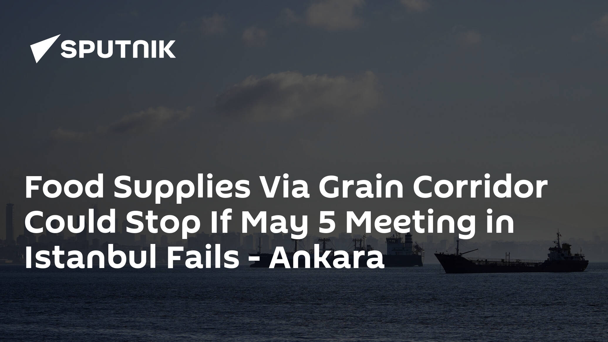 Food Supplies Via Grain Corridor Could Stop If May 5 Meeting in Istanbul Fails – Ankara