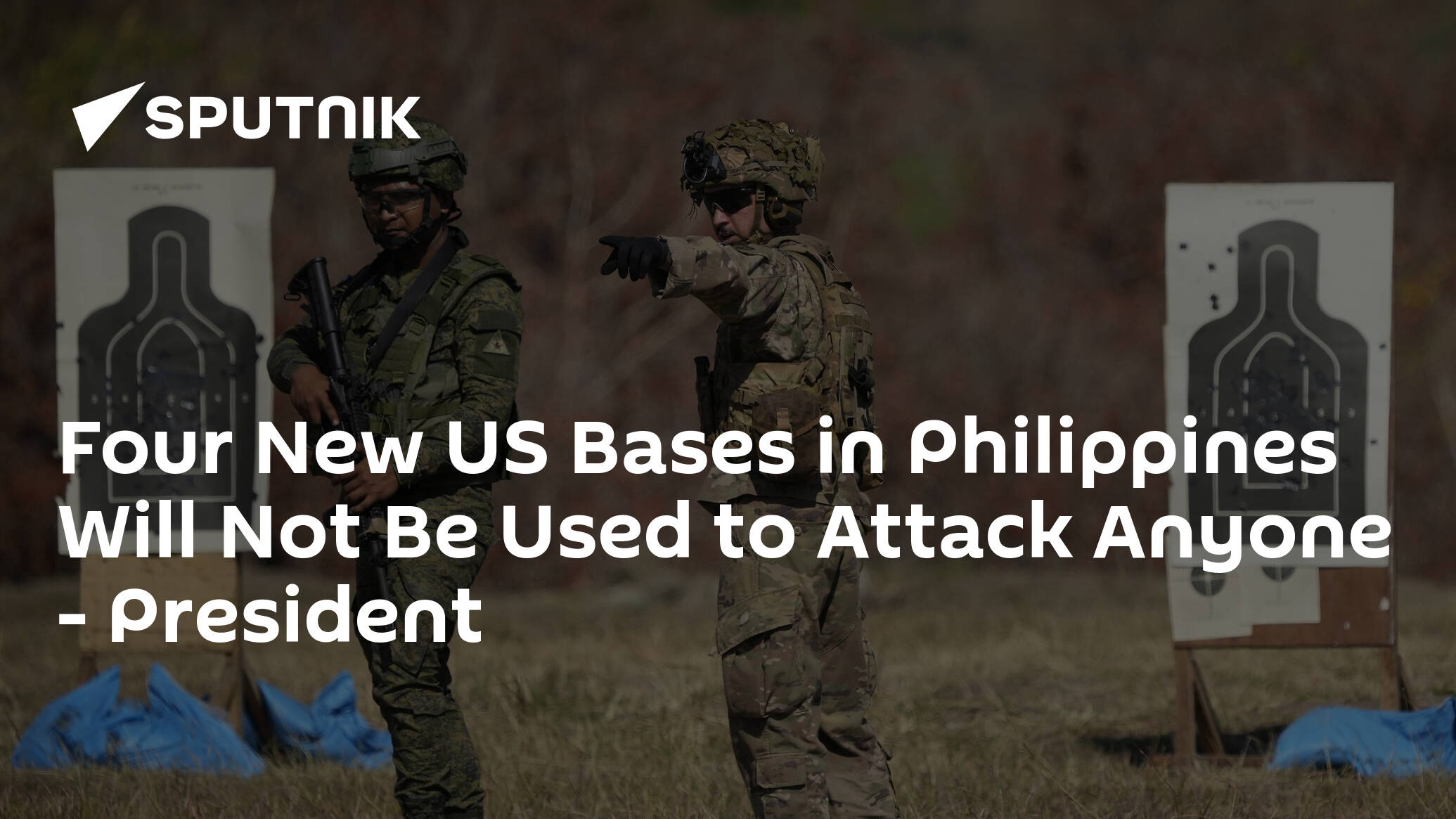Four New US Bases in Philippines Will Not Be Used to Attack Anyone – President