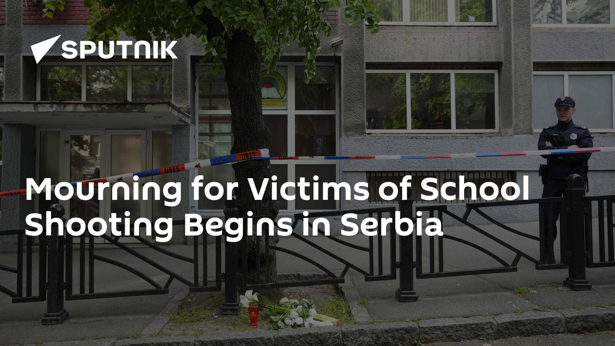 Mourning for Victims of School Shooting Begins in Serbia