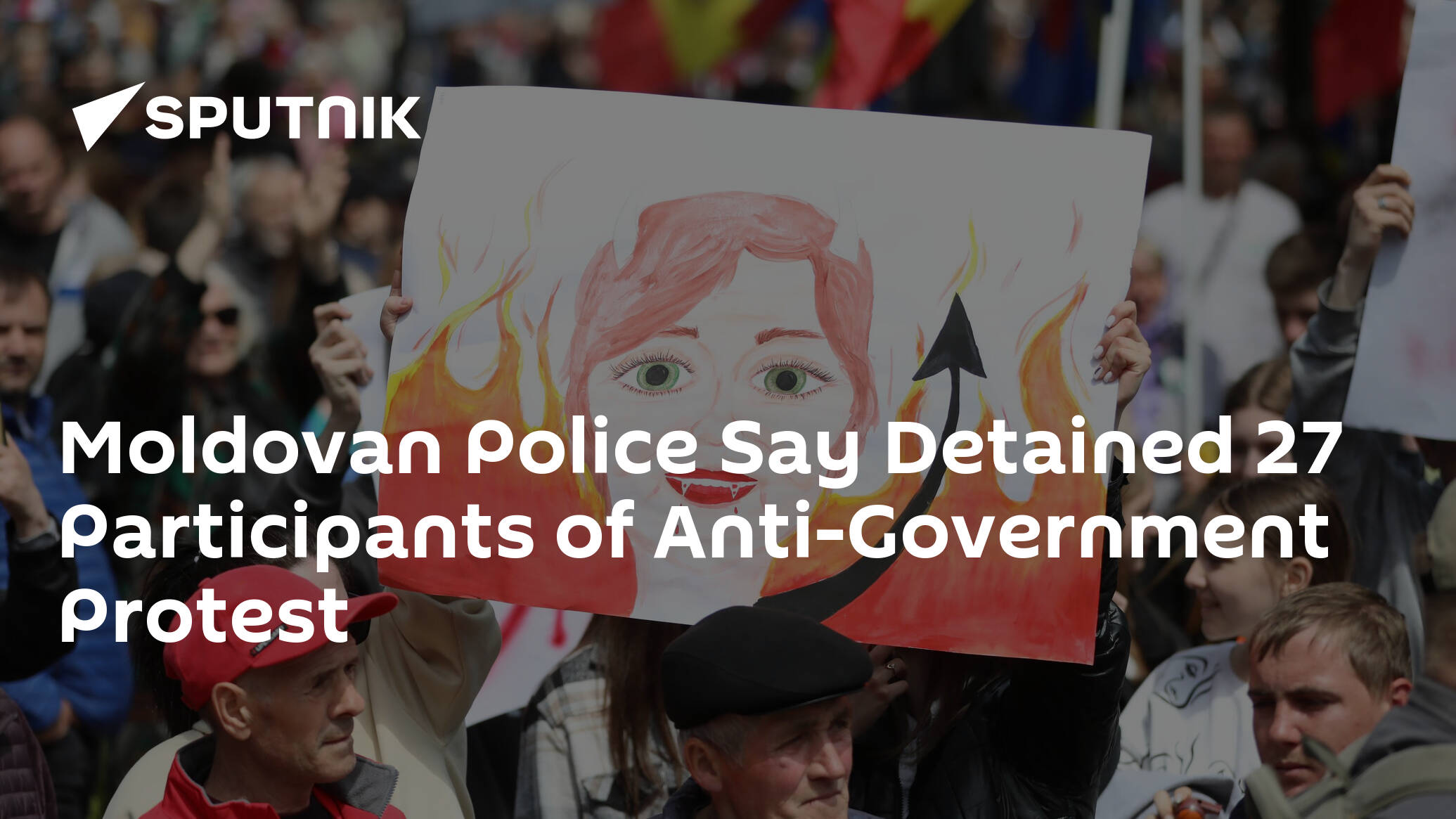 Moldovan Police Say Detained 27 Participants of Anti-Government Protest