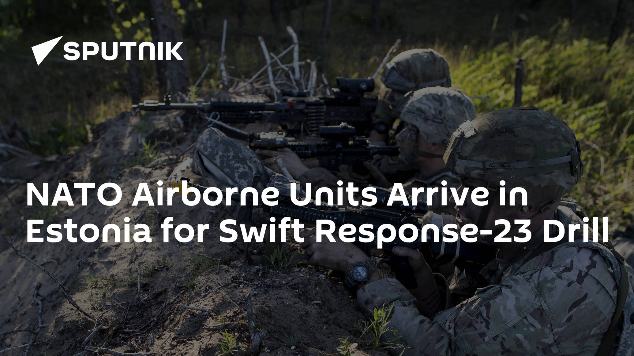 NATO Airborne Units Arrive in Estonia for Swift Response-23 Drill