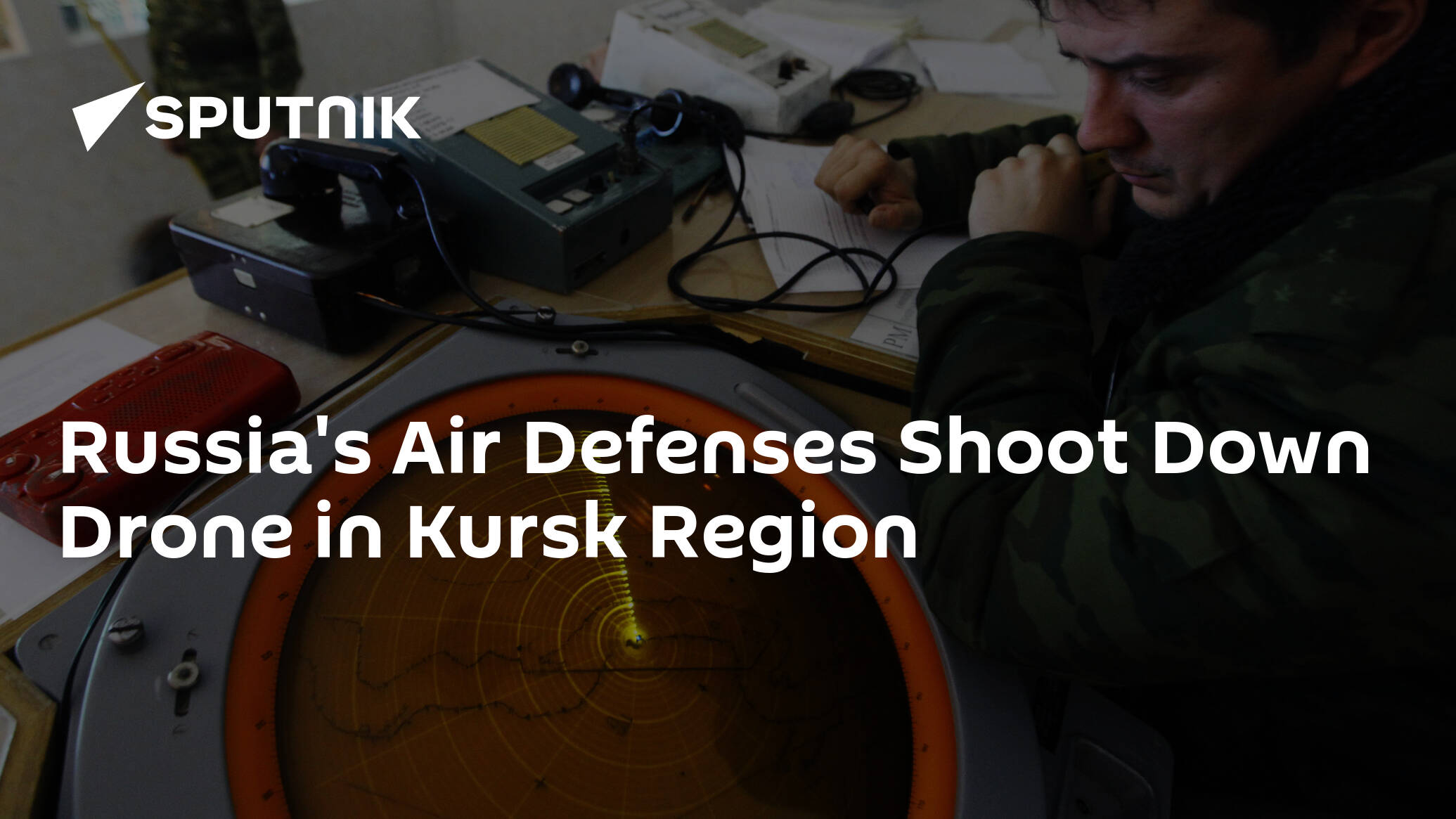 Russia's Air Defenses Shoot Down Drone in Kursk Region