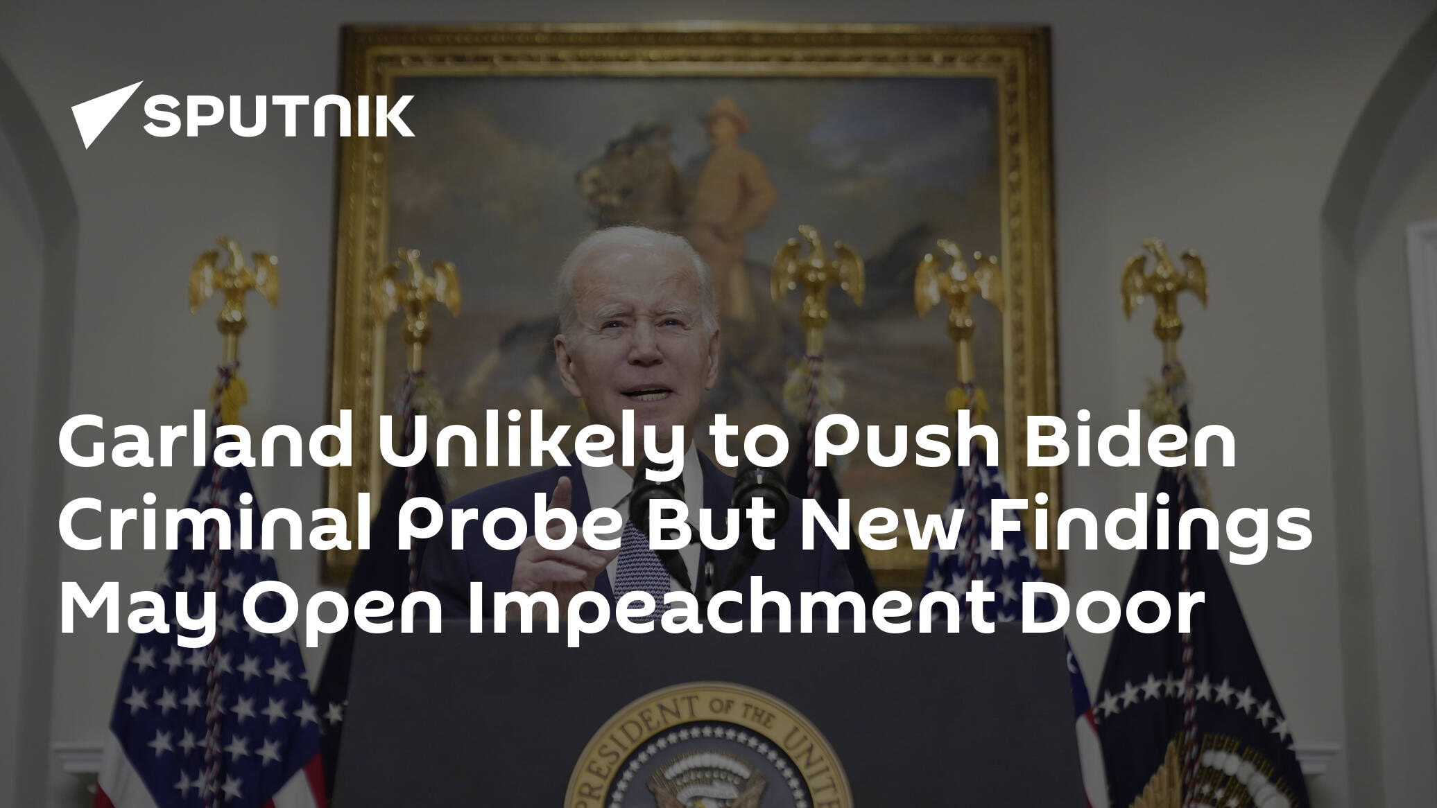 Garland Unlikely to Push Biden Criminal Probe But New Findings May Open Impeachment Door