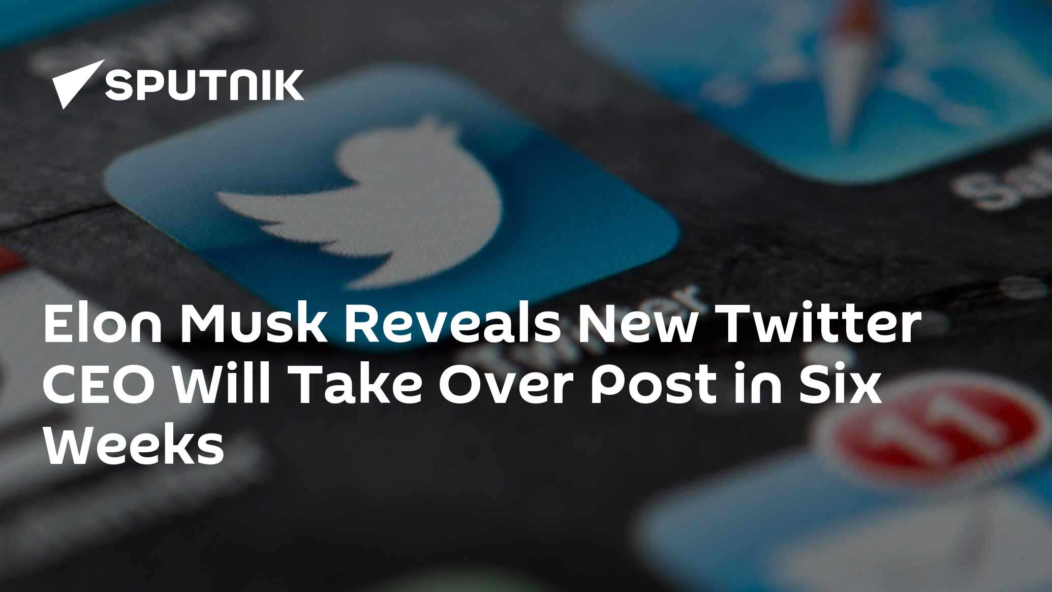 Elon Musk Reveals New Twitter CEO Will Take Over Post in Six Weeks