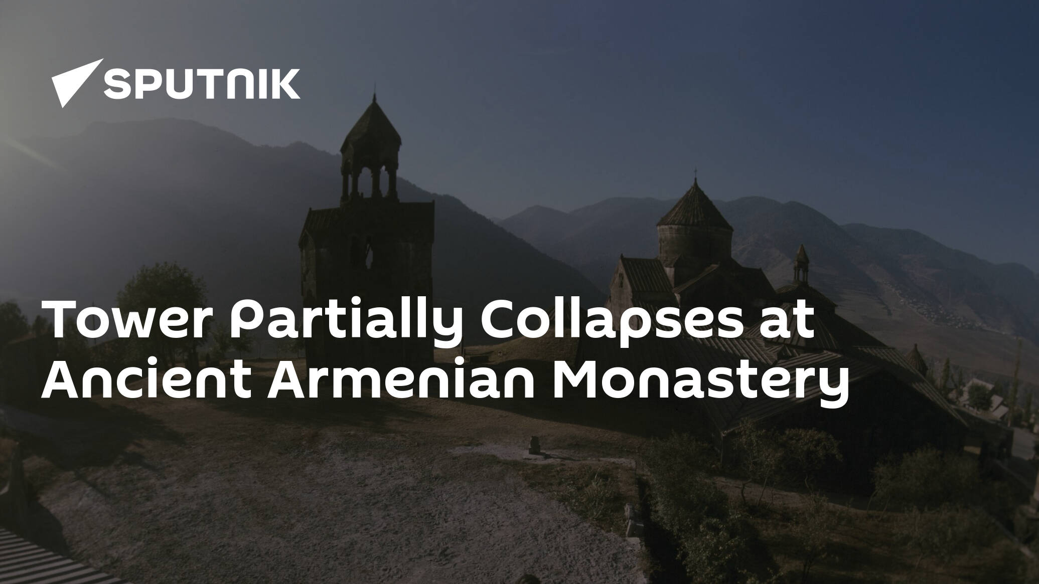 Tower Partially Collapses at Ancient Armenian Monastery