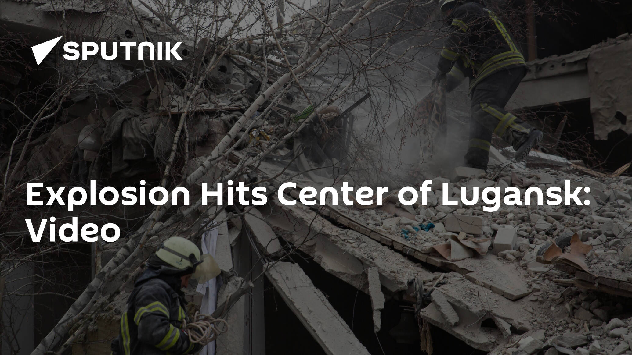 Explosion Hits Center of Lugansk: Video