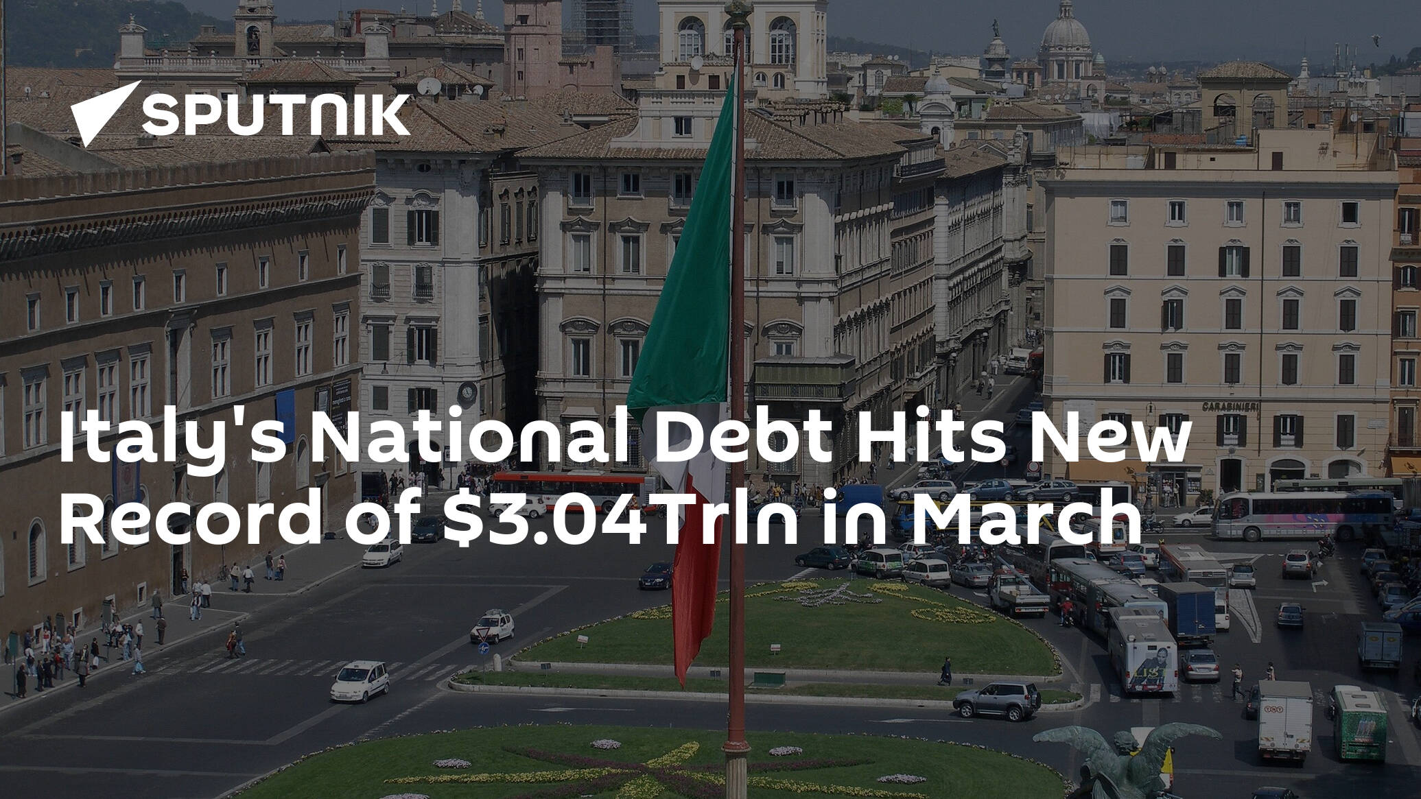 Italy's National Debt Hits New Record of .04Trln in March