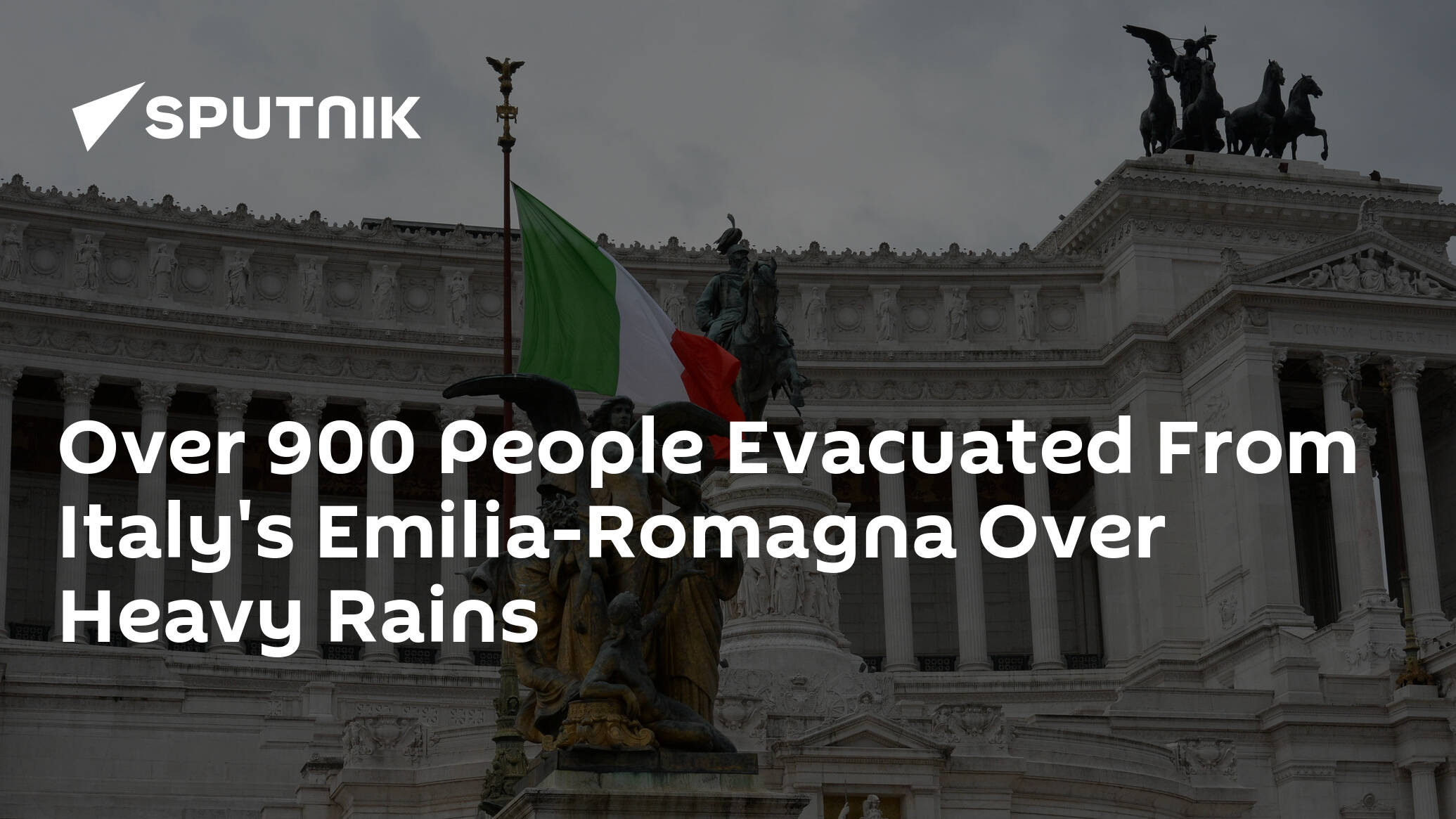 Over 900 People Evacuated From Italy's Emilia-Romagna Over Heavy Rains