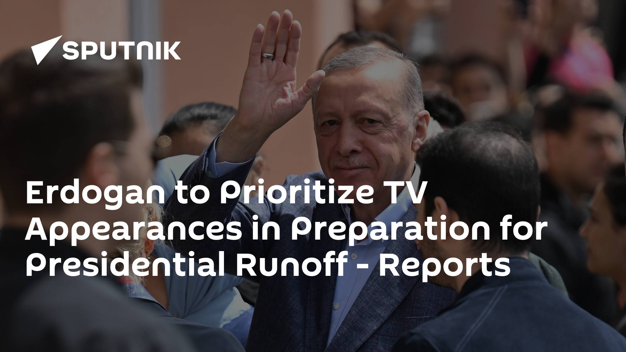 Erdogan to Prioritize TV Appearances in Preparation for Presidential Runoff – Reports