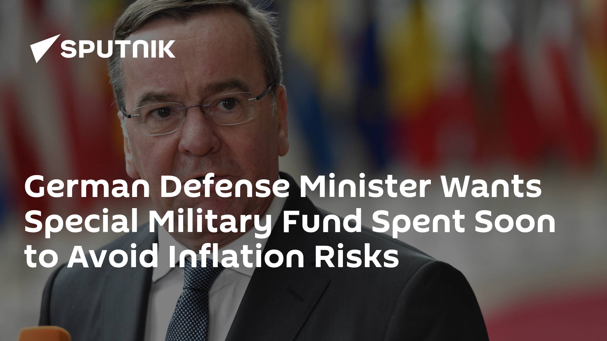 German Defense Minister Wants Special Military Fund Spent Soon to Avoid Inflation Risks