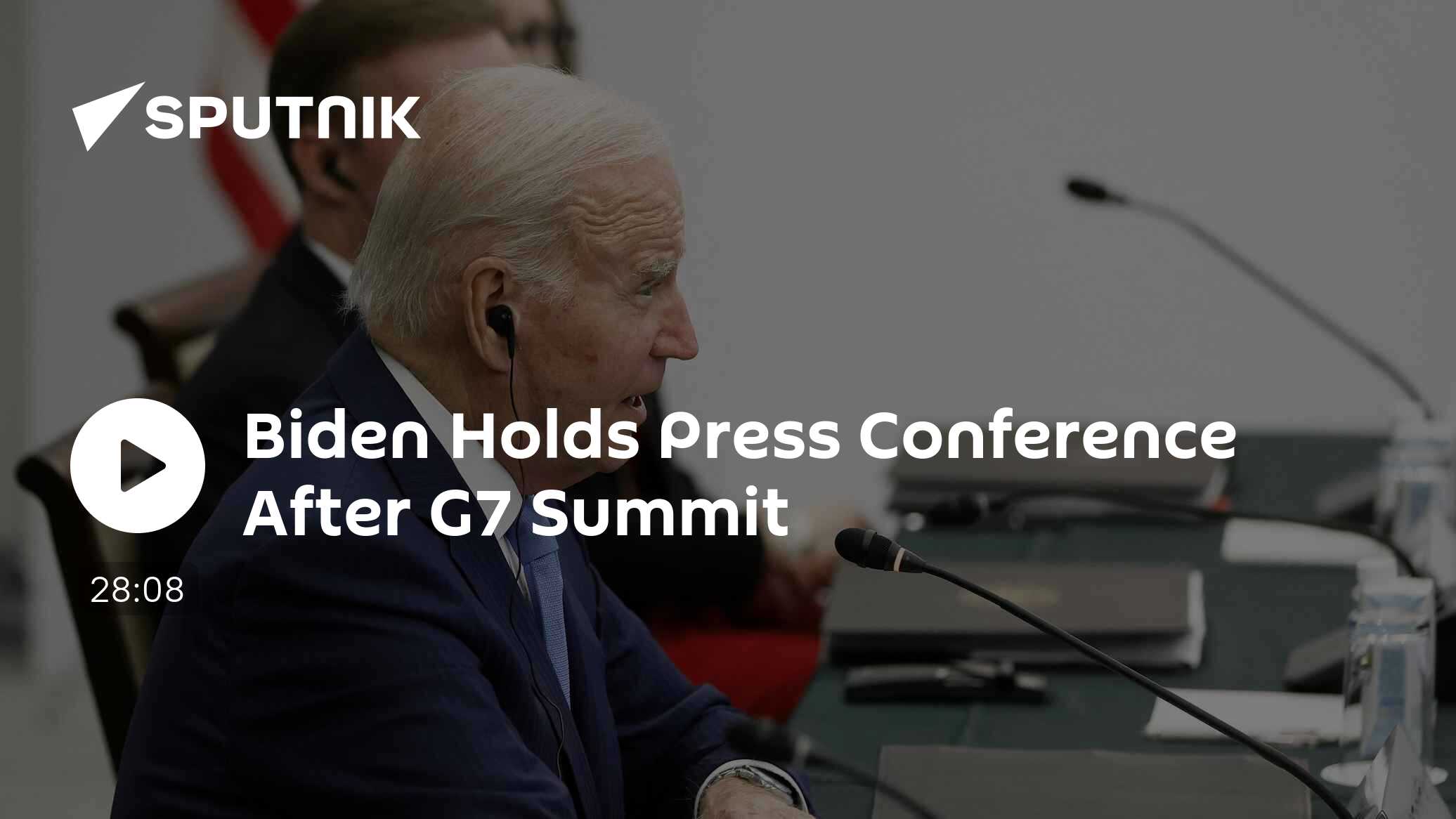 Biden Holds Press Conference Following G7 Summit - Vimarsana News