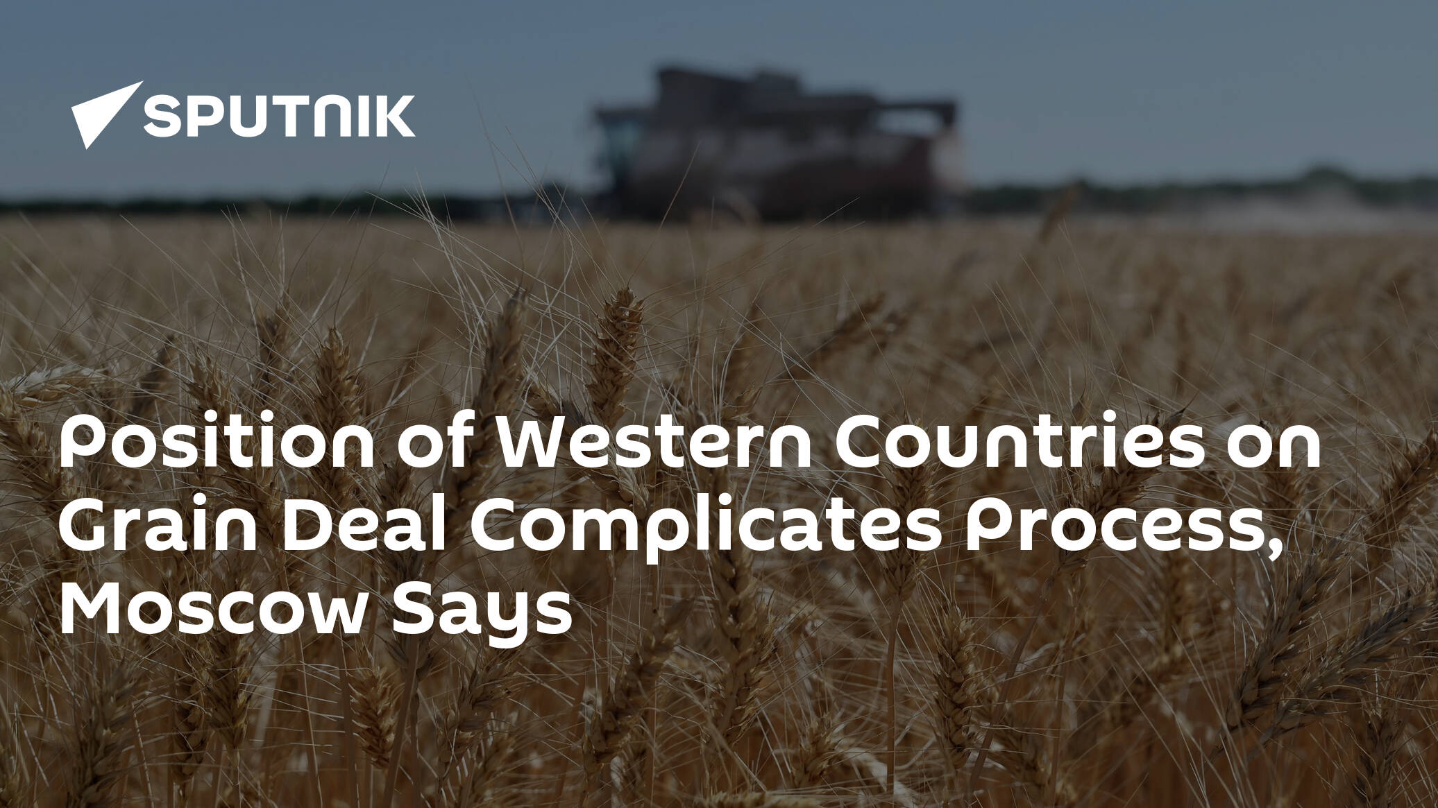 Kremlin on Grain Deal: Position of Western Countries Complicates Process