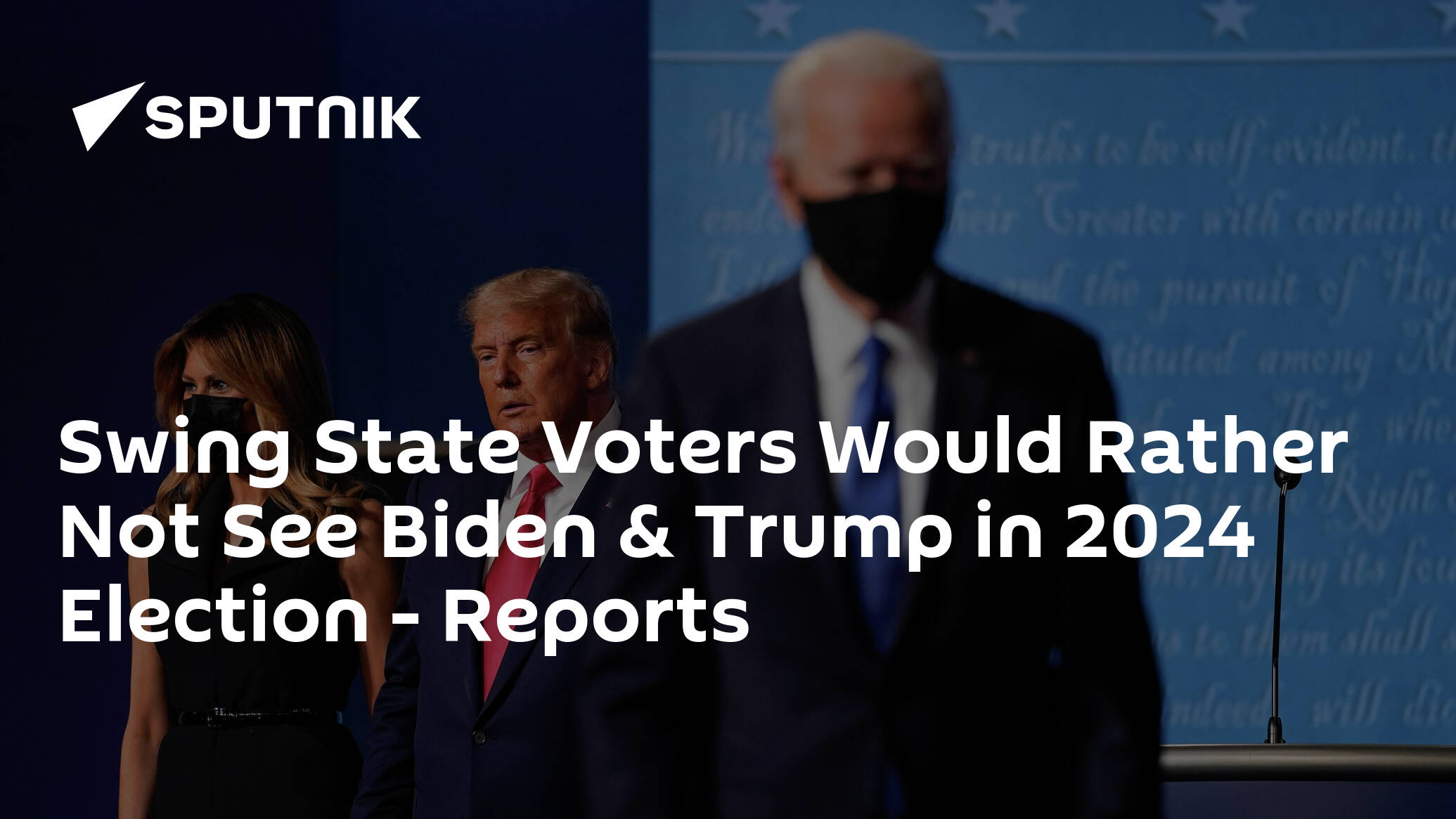 Swing State Voters Would Rather Not See Biden & Trump in 2024 Election – Reports
