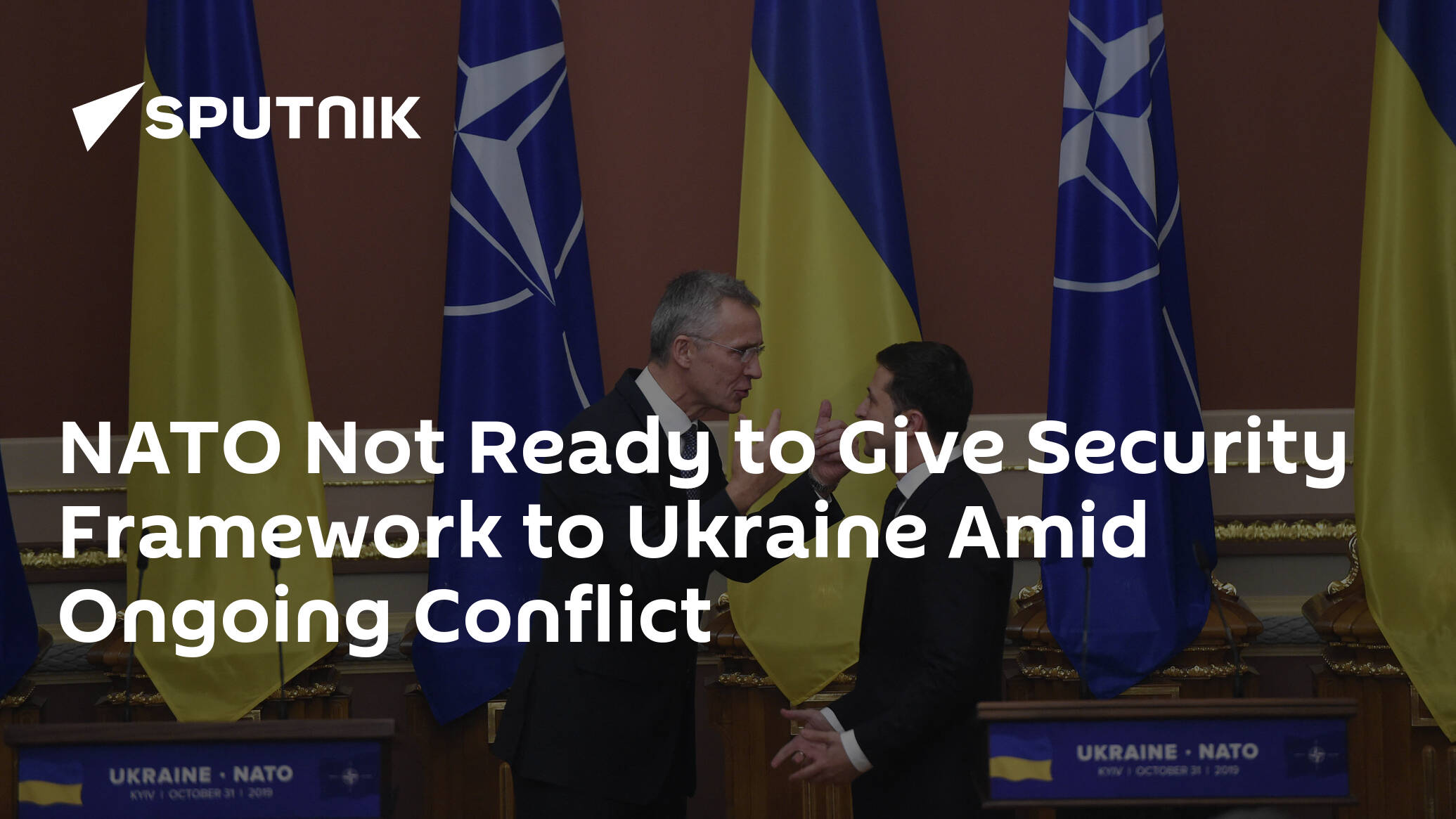 NATO Not Ready to Give Security Framework to Ukraine Amid Ongoing Conflict