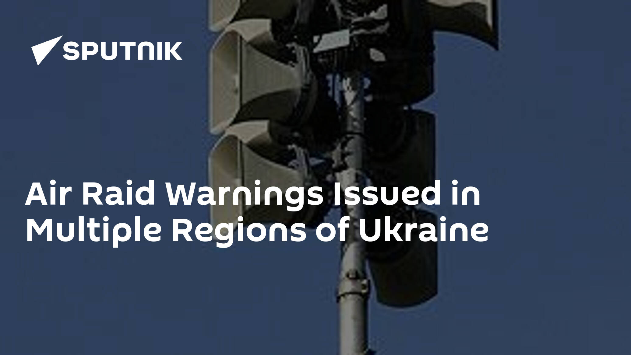 Air Raid Warnings Issued in Multiple Regions of Ukraine