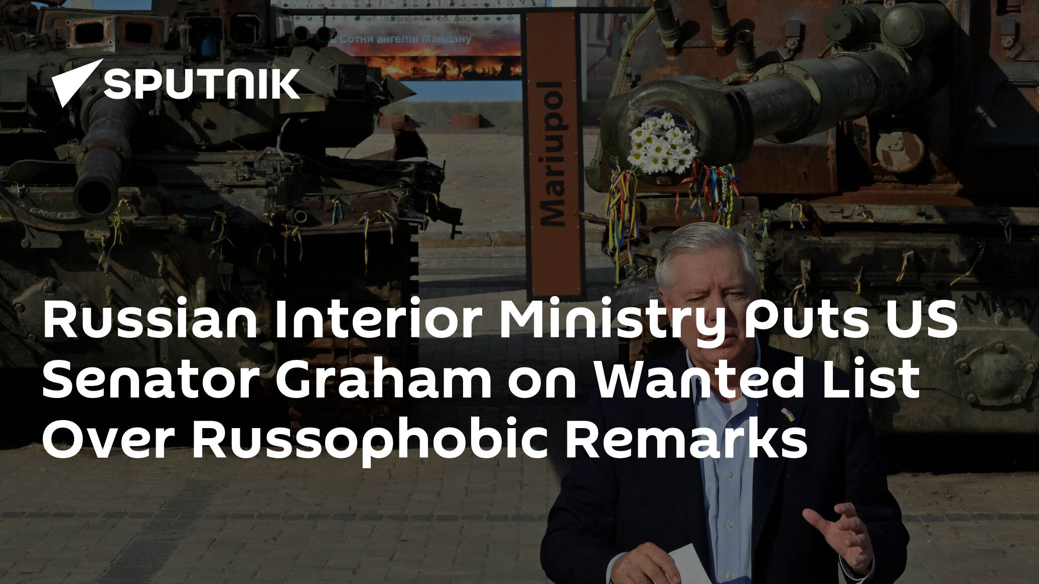Russian Interior Ministry Puts US Senator Graham on Wanted List Over Russophobic Remarks