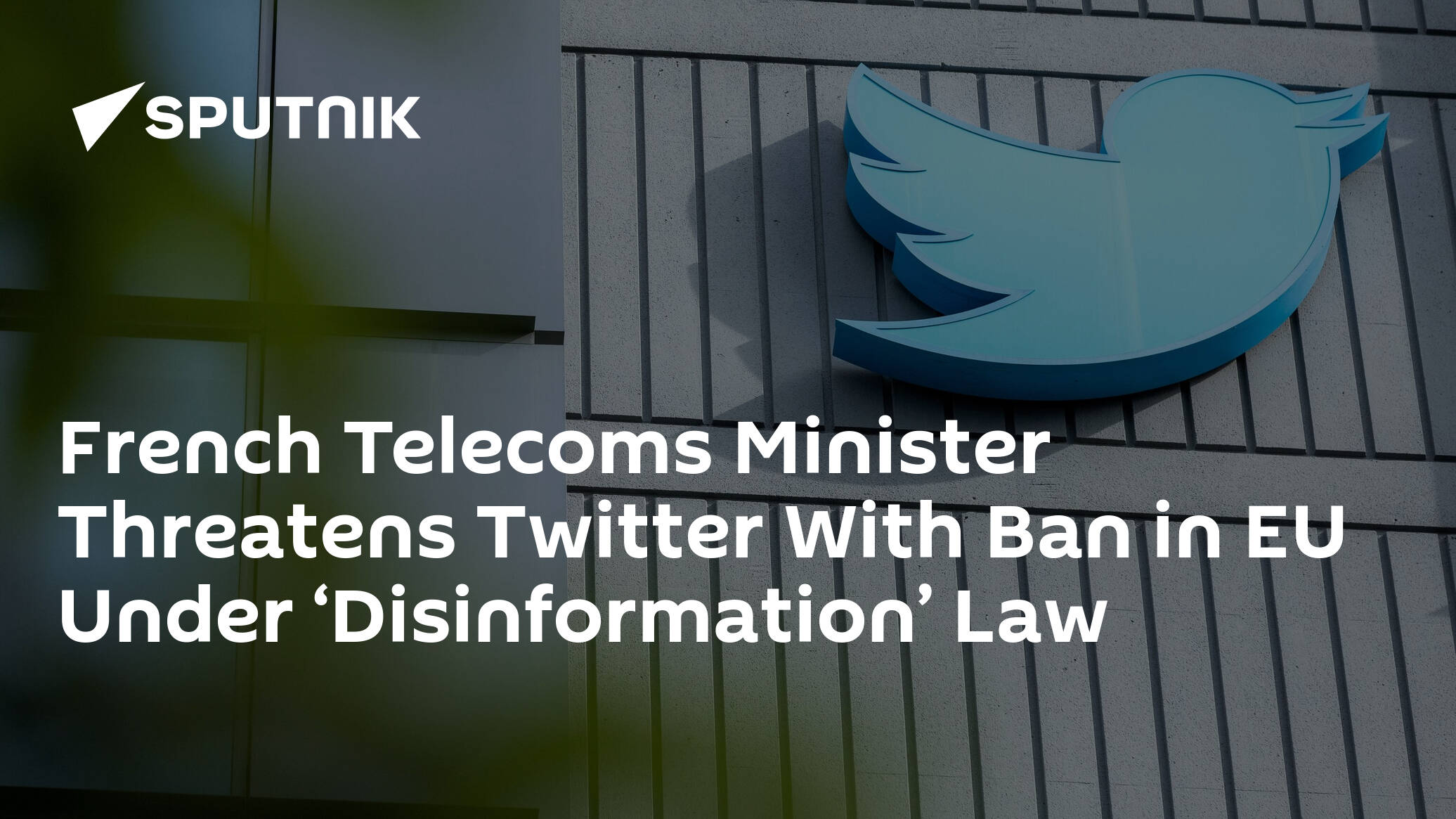 French Telecoms Minister Threatens Twitter With Ban in EU Under ‘Disinformation’ Law