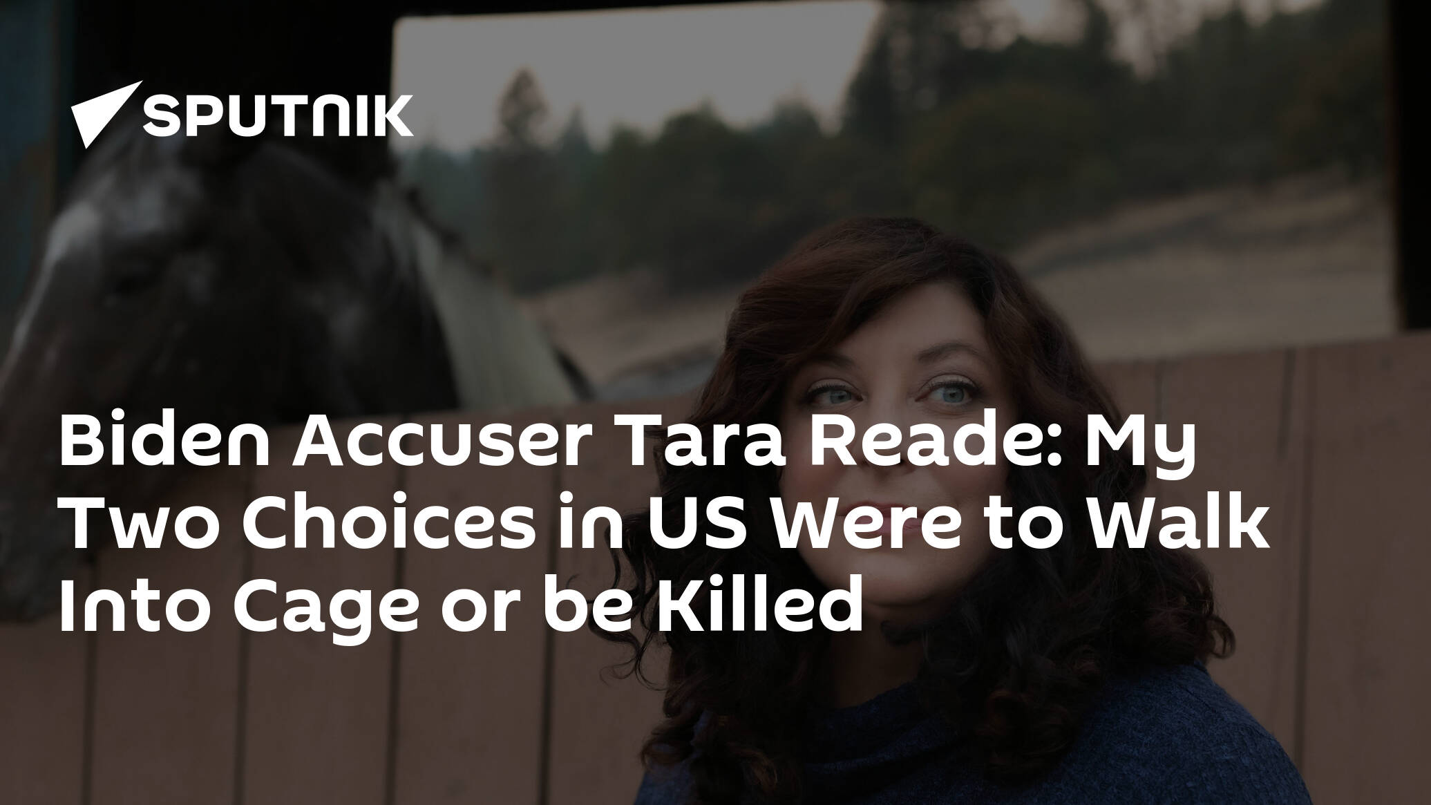 Biden Accuser Tara Reade: My Two Choices in US Were to Walk Into Cage or be Killed
