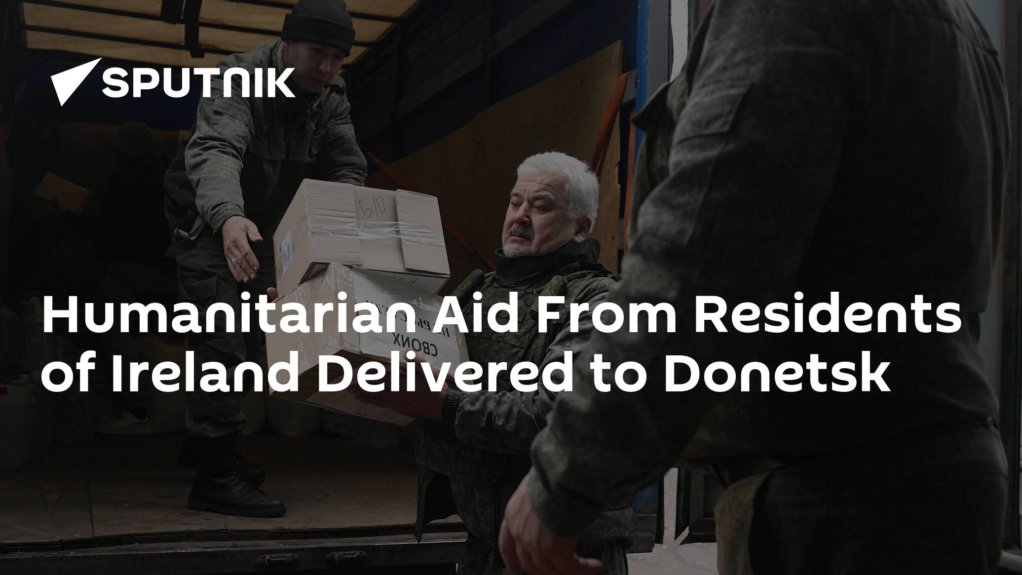 Humanitarian Aid From Residents of Ireland Delivered to Donetsk