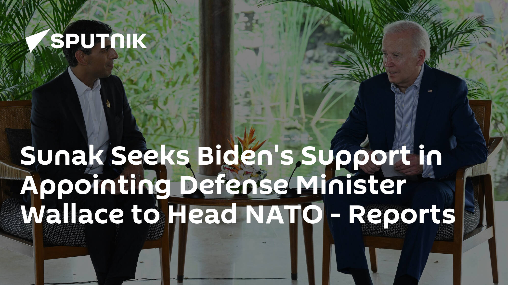 Sunak Seeks Biden's Support In Appointing Defense Minister Wallace To Head NATO – Reports