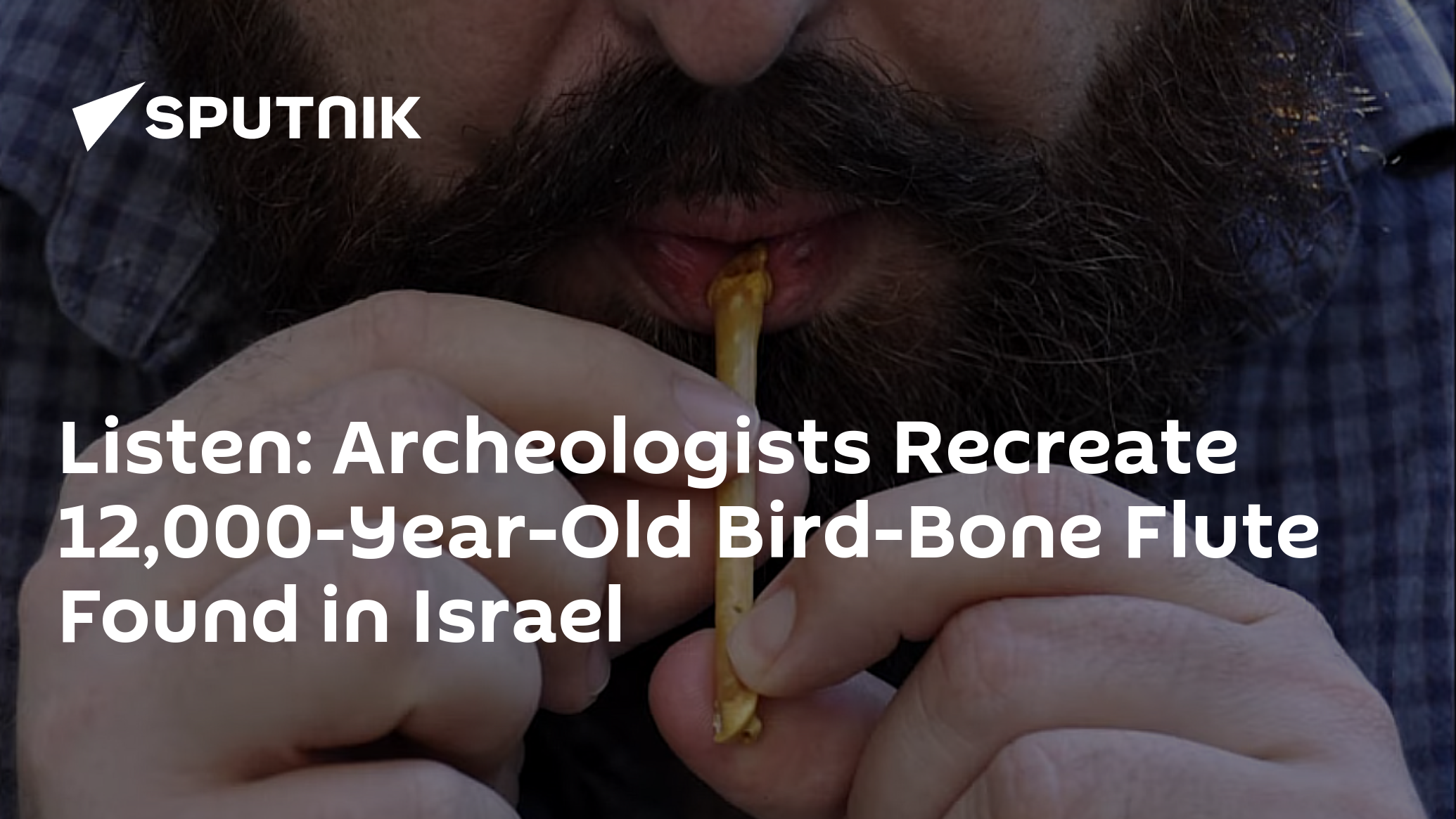 Listen Archeologists Recreate 12,000YearOld BirdBone Flute Found in