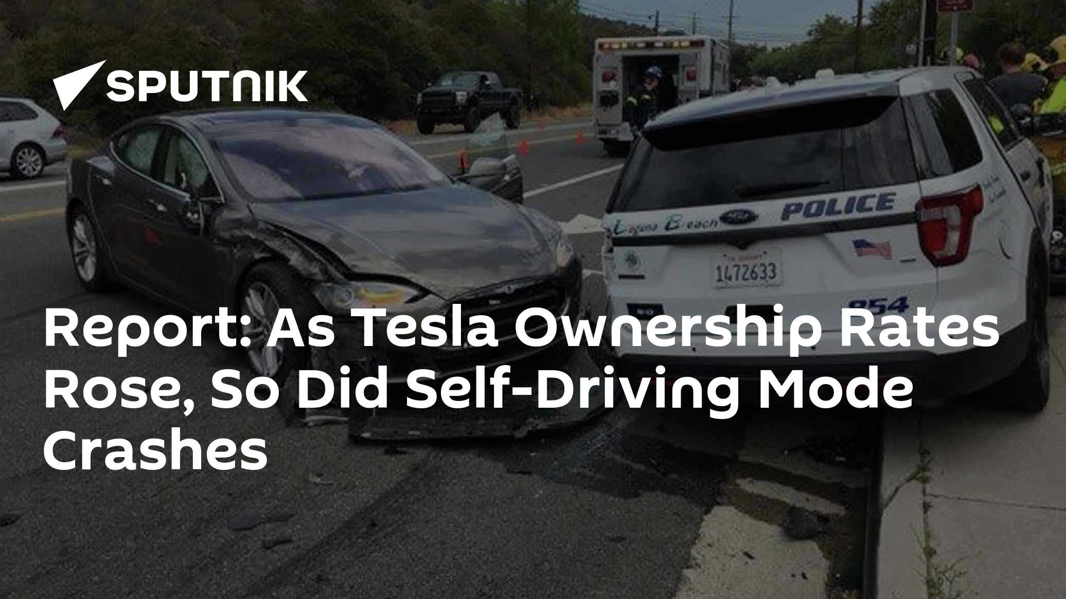 Report: As Tesla Ownership Rates Rose, So Did Self-Driving Mode Crashes - Vimarsana News