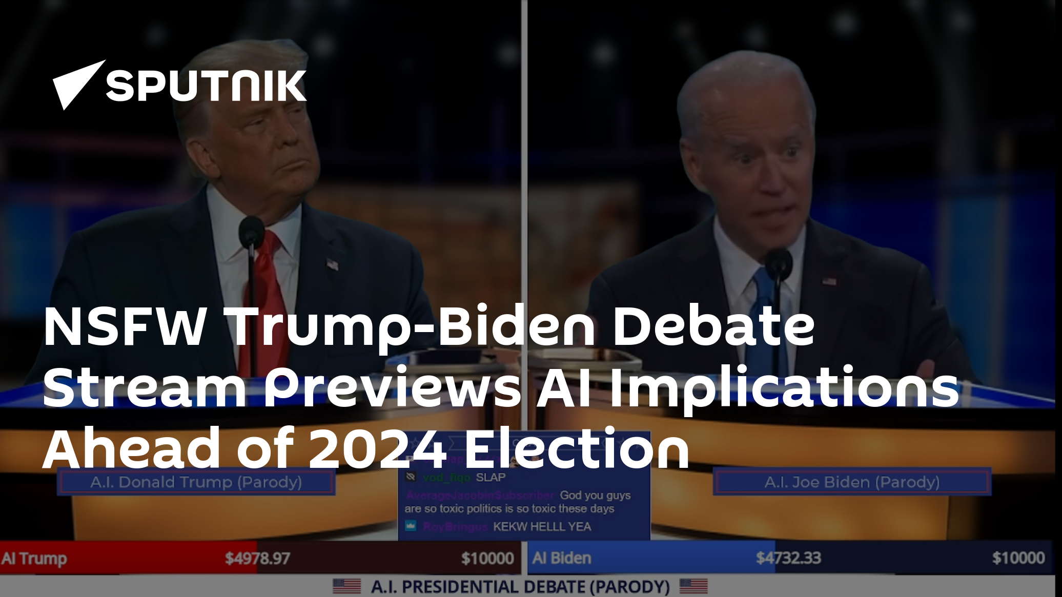 AI-Generated 24/7 Livestream of Presidential 'Debate' Spoofs Biden and Trump - Vimarsana News