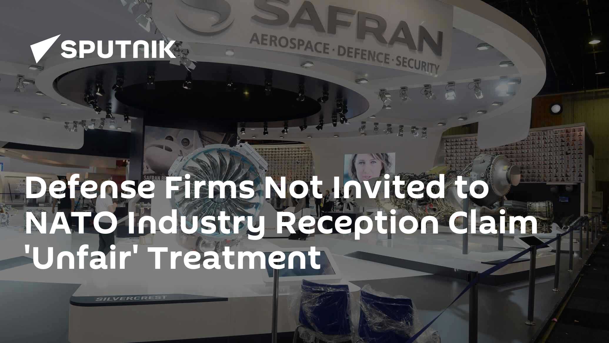 Defense Firms Not Invited to NATO Industry Reception Claim 'Unfair' Treatment