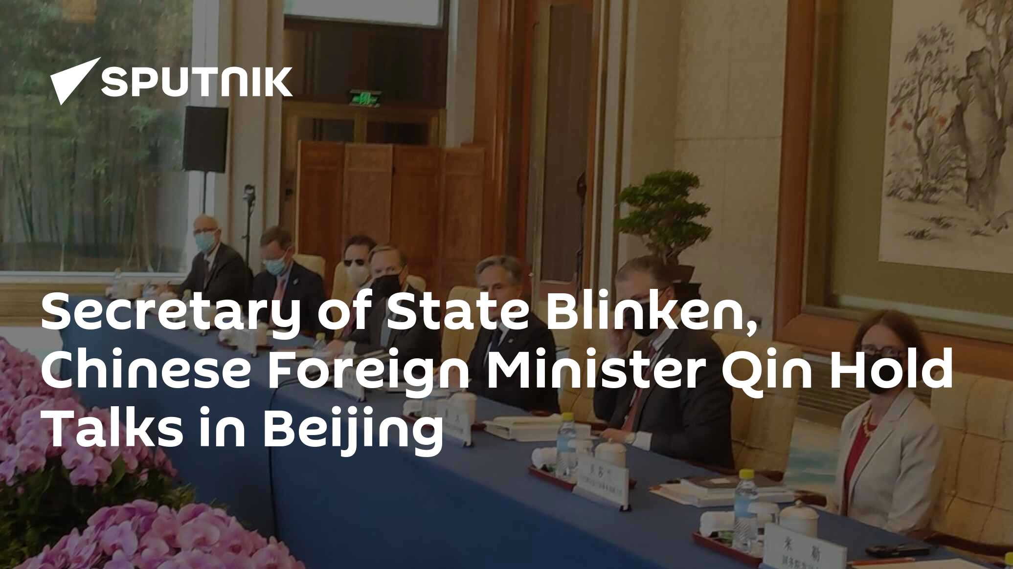 Blinken, Chinese Foreign Minister Hold Constructive Talks in Beijing Blinken, Chinese Foreign Minister Hold Constructive Talks in Beijing