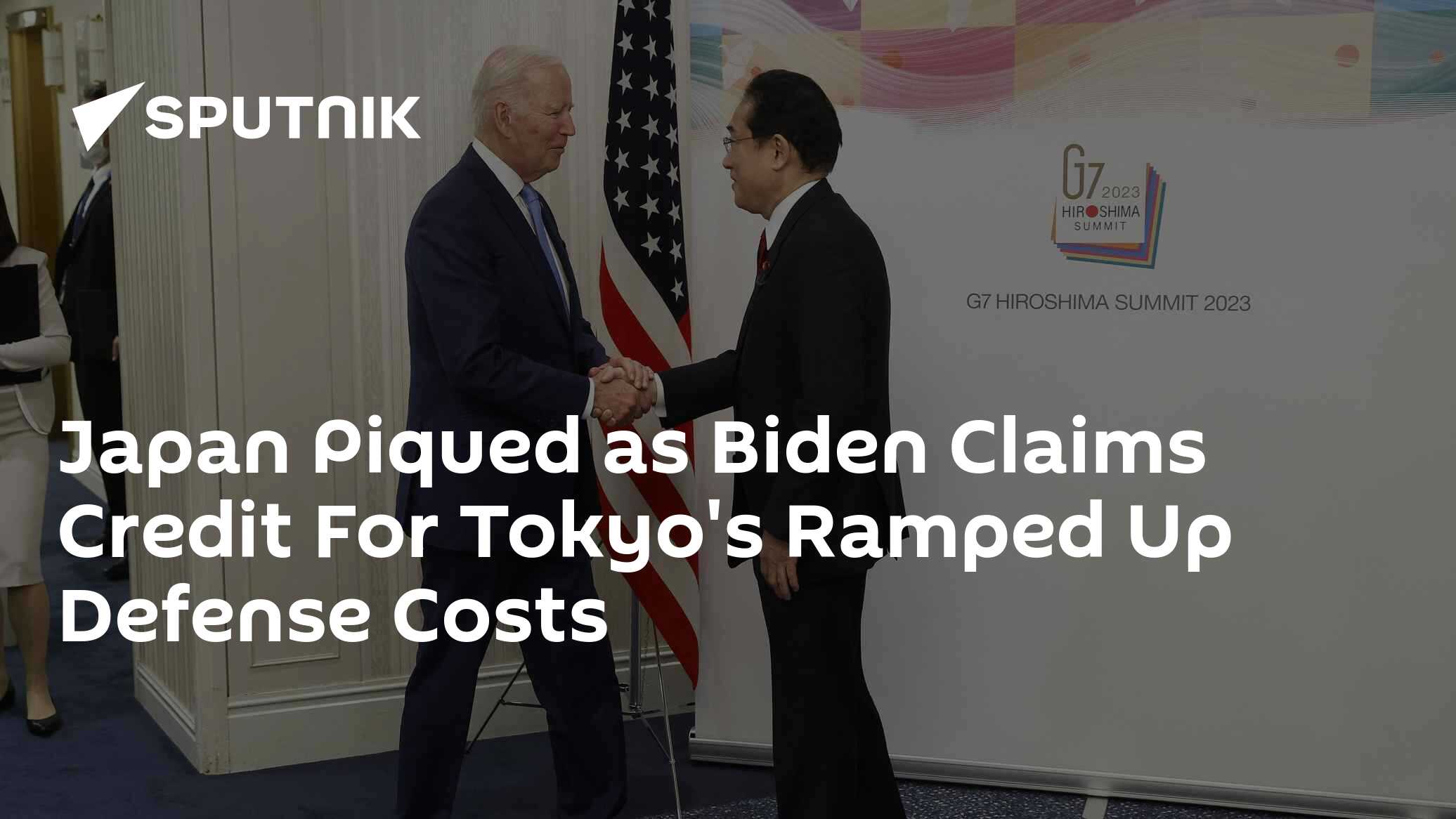 Japan Piqued as Biden Claims Credit For Tokyo's Ramped Up Defense Costs - Vimarsana News