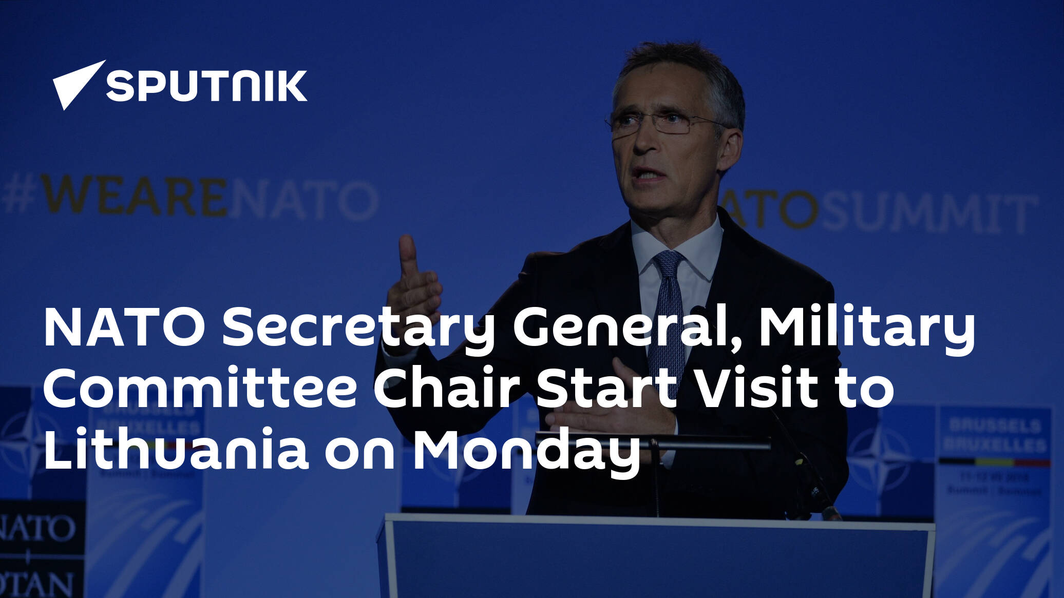 NATO Secretary General, Military Committee Chair Start Visit to Lithuania on Monday