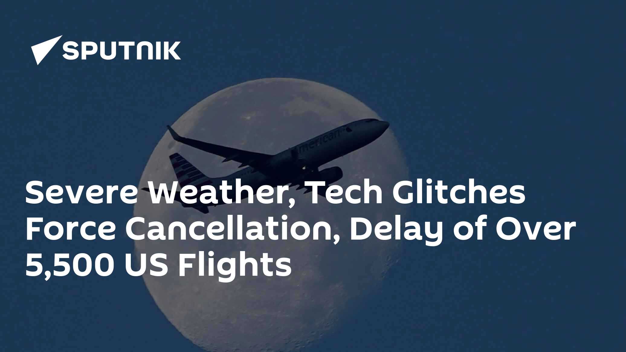 More Than 5,500 Flights Canceled In US Due To Snowstorm | Business Upturn