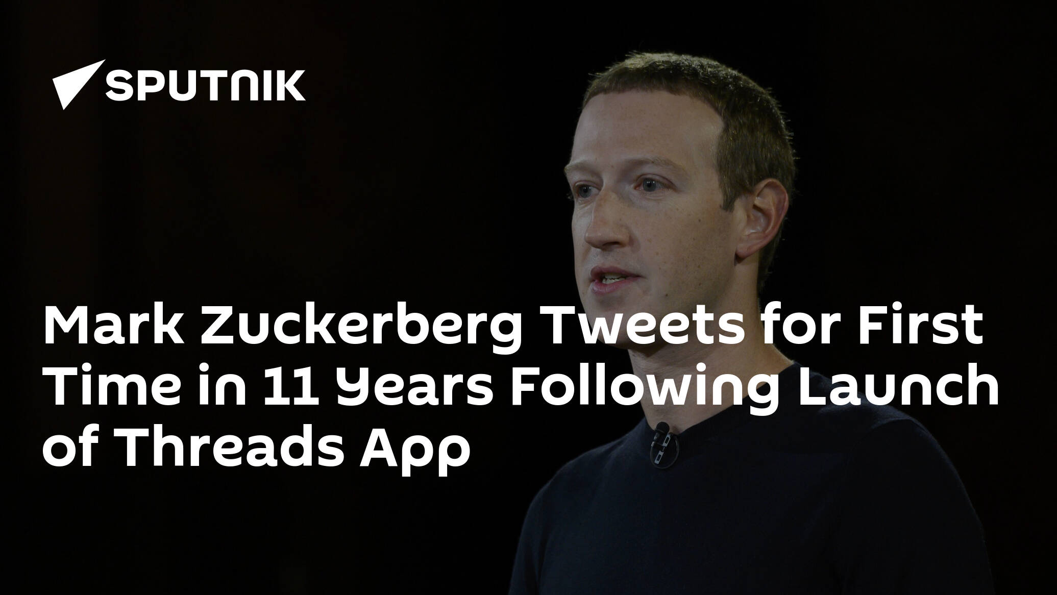 Mark Zuckerberg Tweets for First Time in 11 Years Following Launch of Threads App