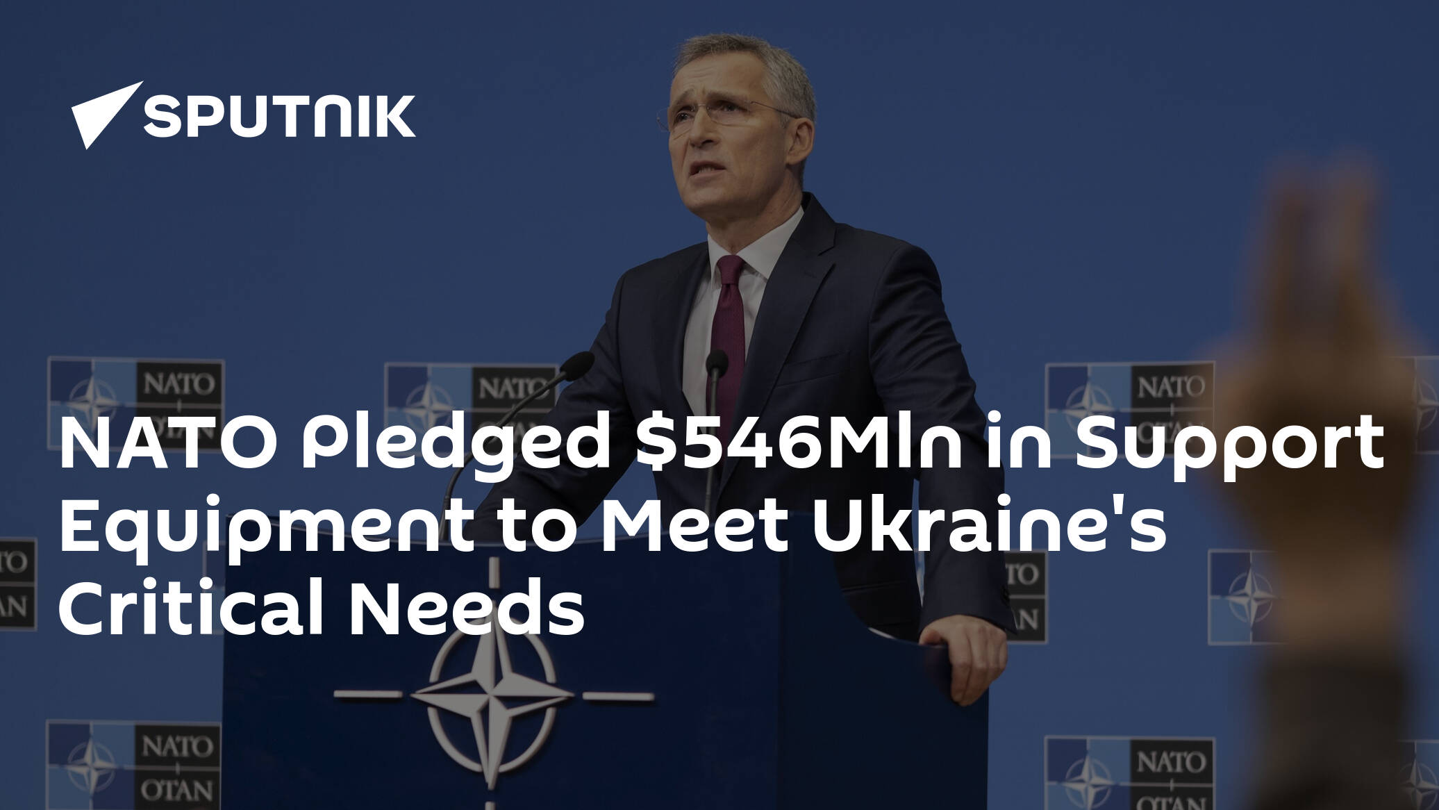 NATO Pledged 6Mln in Support Equipment to Meet Ukraine's Critical Needs