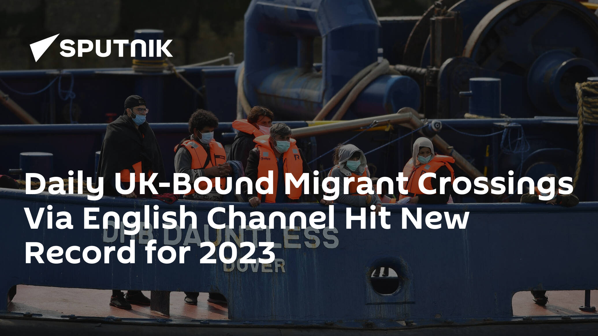 Daily UK-Bound Migrant Crossings Via English Channel Hit New Record for 2023