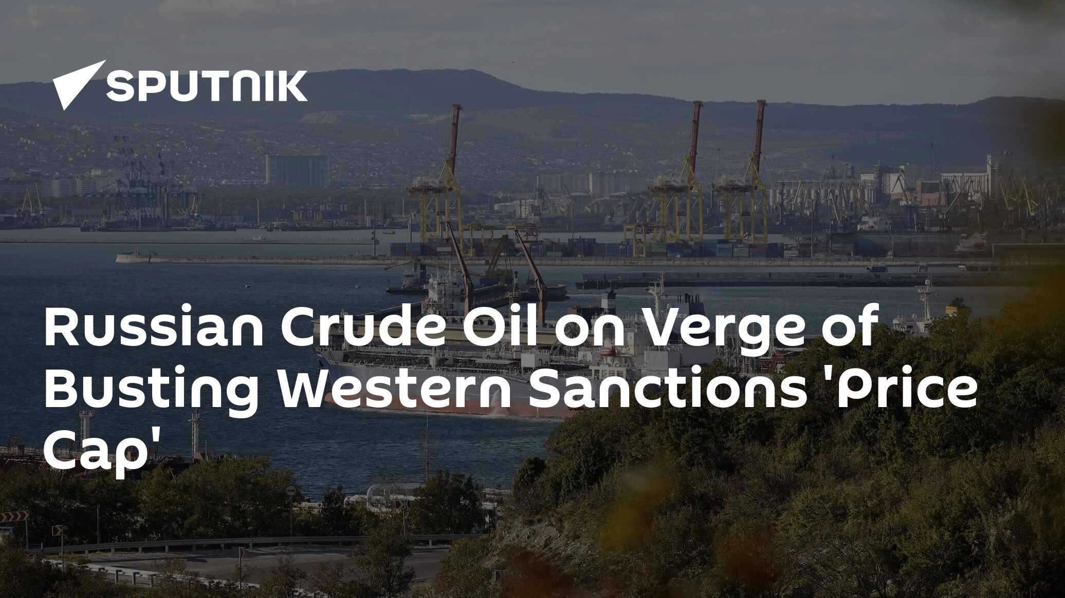 Russian Crude Oil On Verge Of Busting Western Sanctions 'Price Cap'