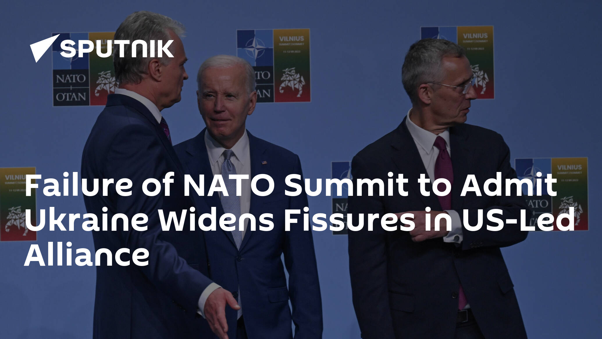 Failure of NATO Summit to Admit Ukraine Widens Fissures in US-Led Alliance