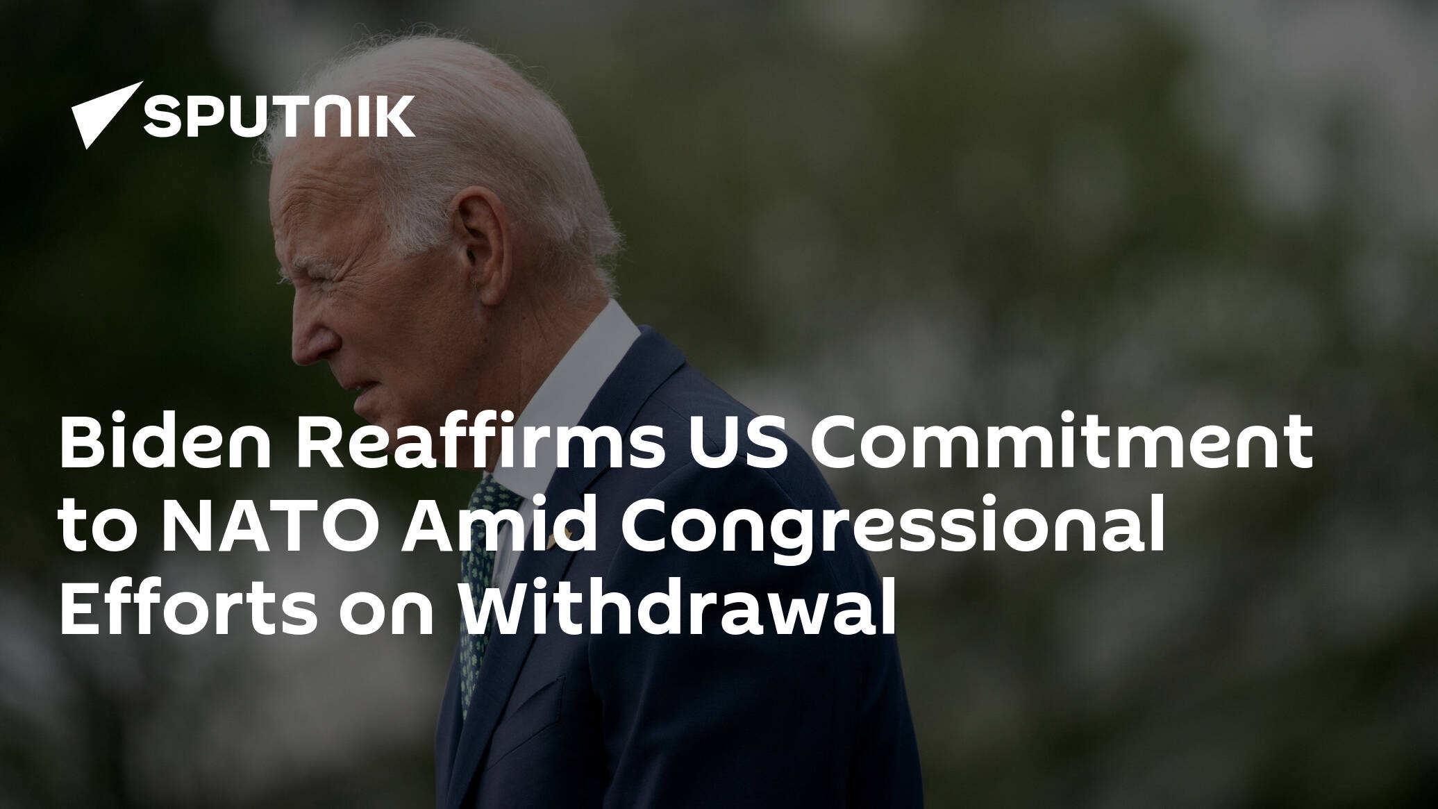 Biden Reaffirms US Commitment to NATO Amid Congressional Efforts on Withdrawal