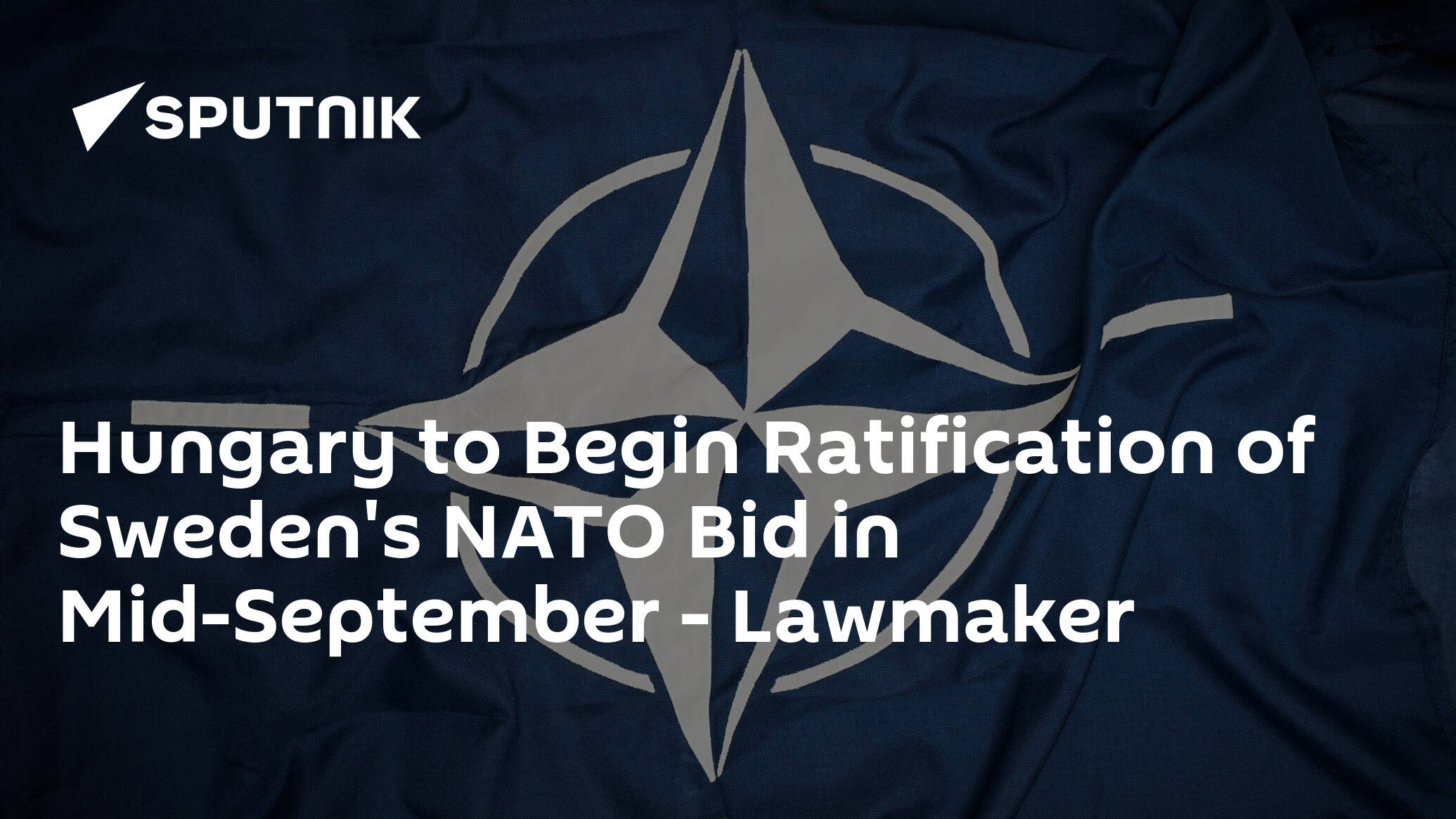 Hungary to Begin Ratification of Sweden's NATO Bid in Mid-September – Lawmaker