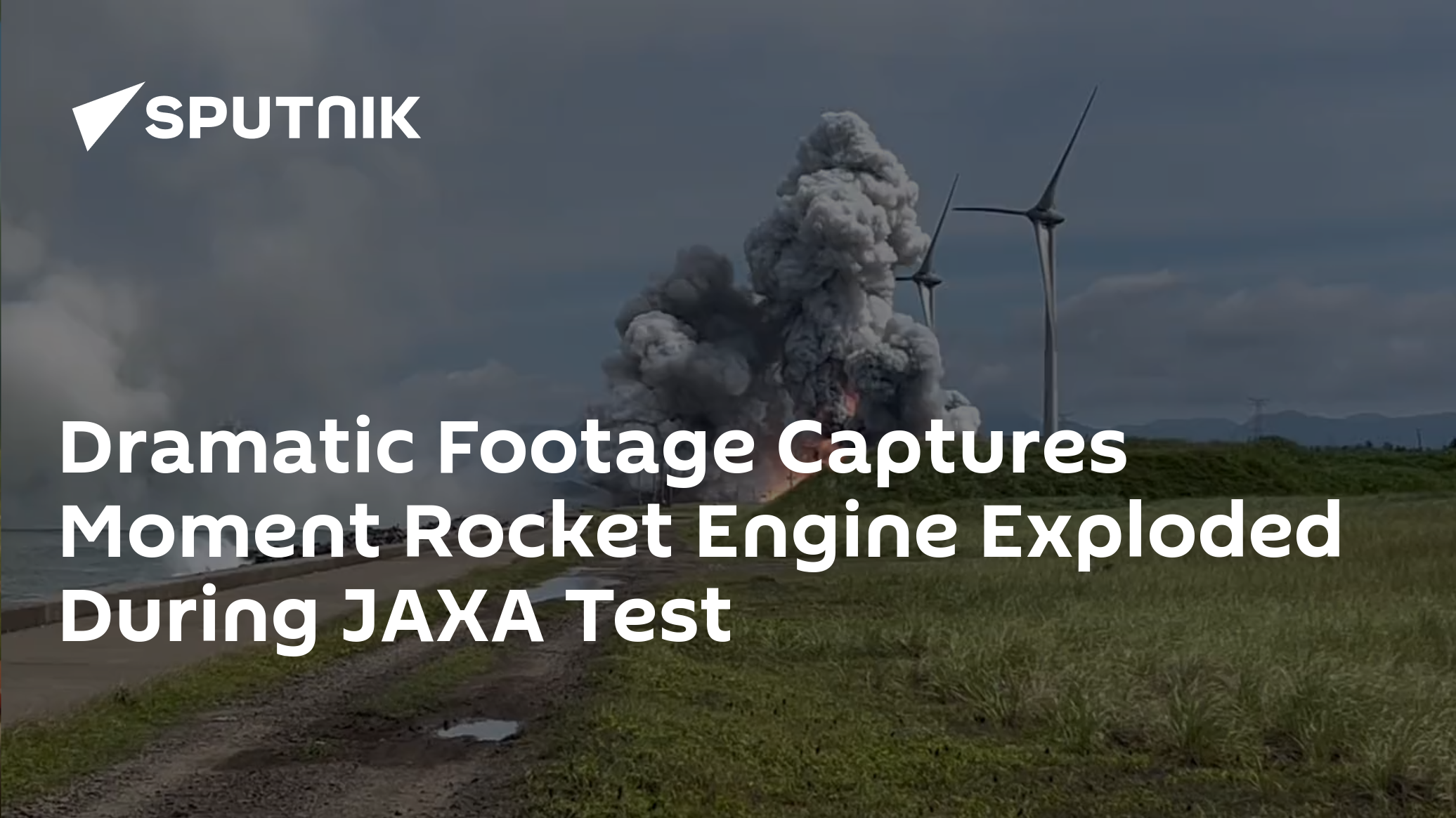 Dramatic Footage Captures Moment Rocket Engine Exploded During JAXA