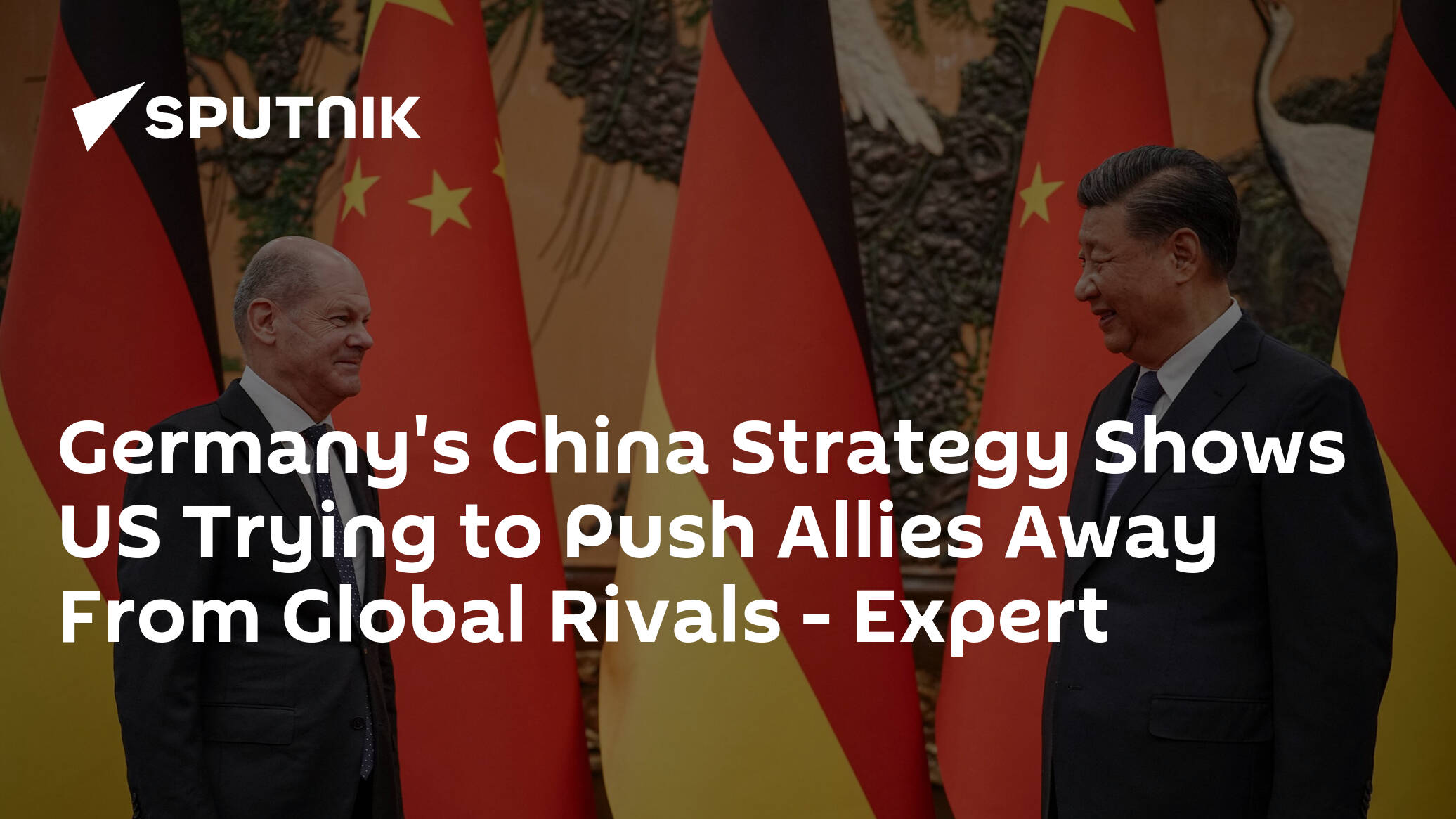 Germany's China Strategy Shows US Trying to Push Allies Away From Global Rivals – Expert