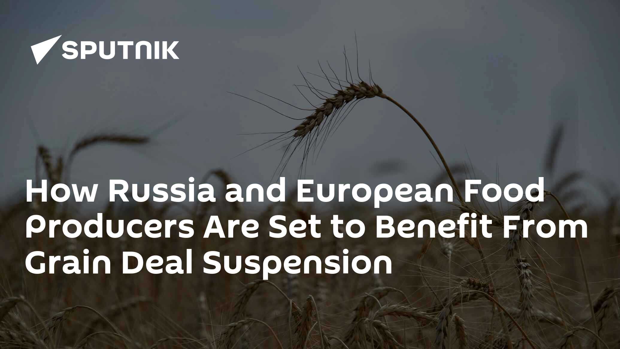 How Russia and European Food Producers Are Set to Benefit From Grain