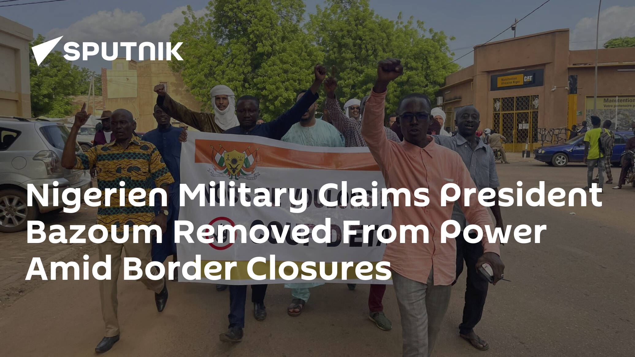 Nigerien Military Claims President Bazoum Removed From Power Amid Border Closures