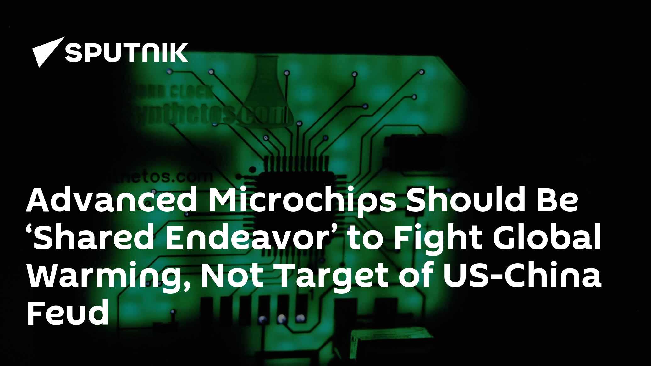 Advanced Microchips Should Be ‘Shared Endeavor’ to Fight Global Warming ...