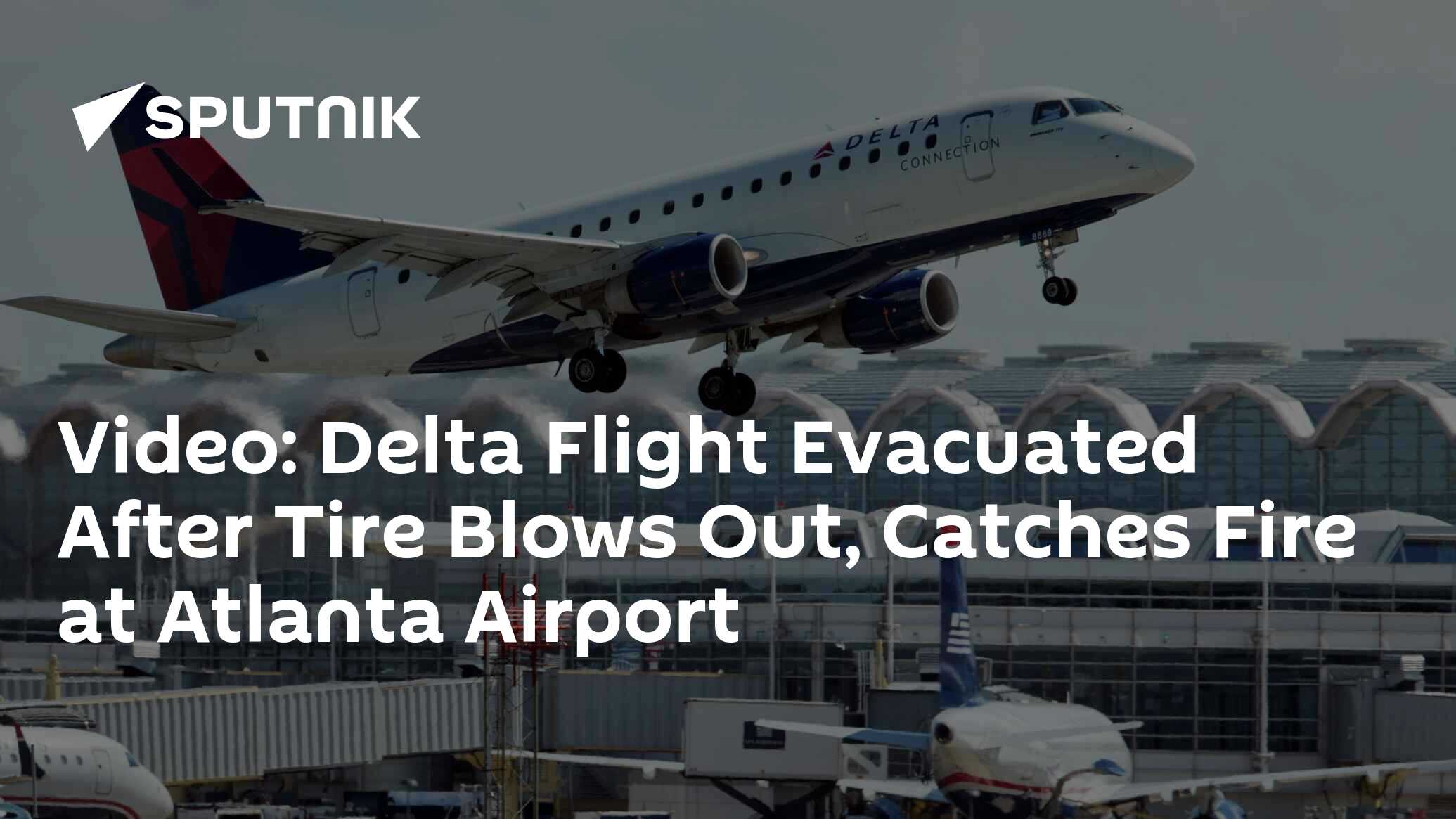 Delta Flight Evacuated After Landing Gear Mishap At Atlanta Airport