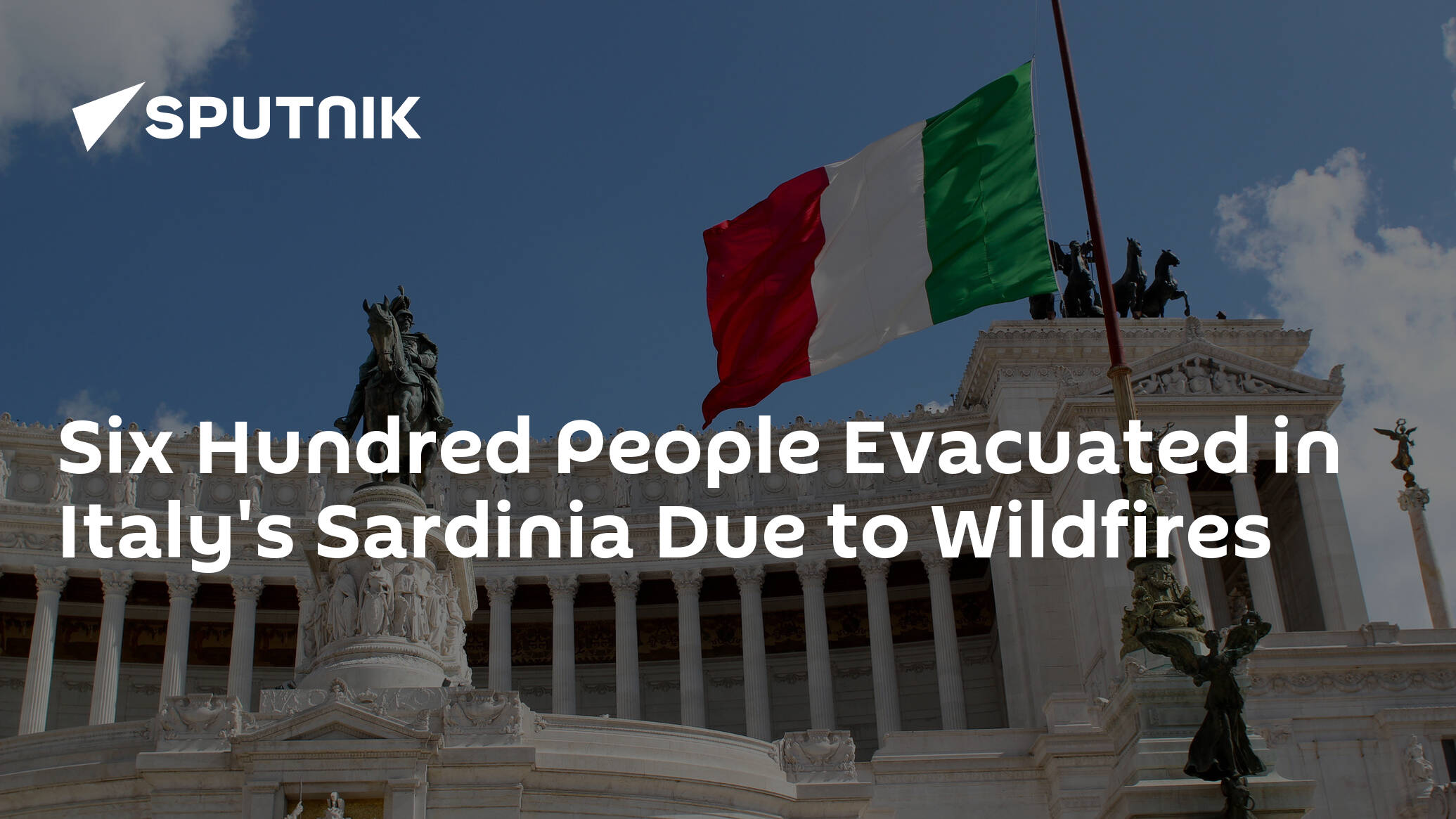 Six Hundred People Evacuated in Italy's Sardinia Due to Wildfires