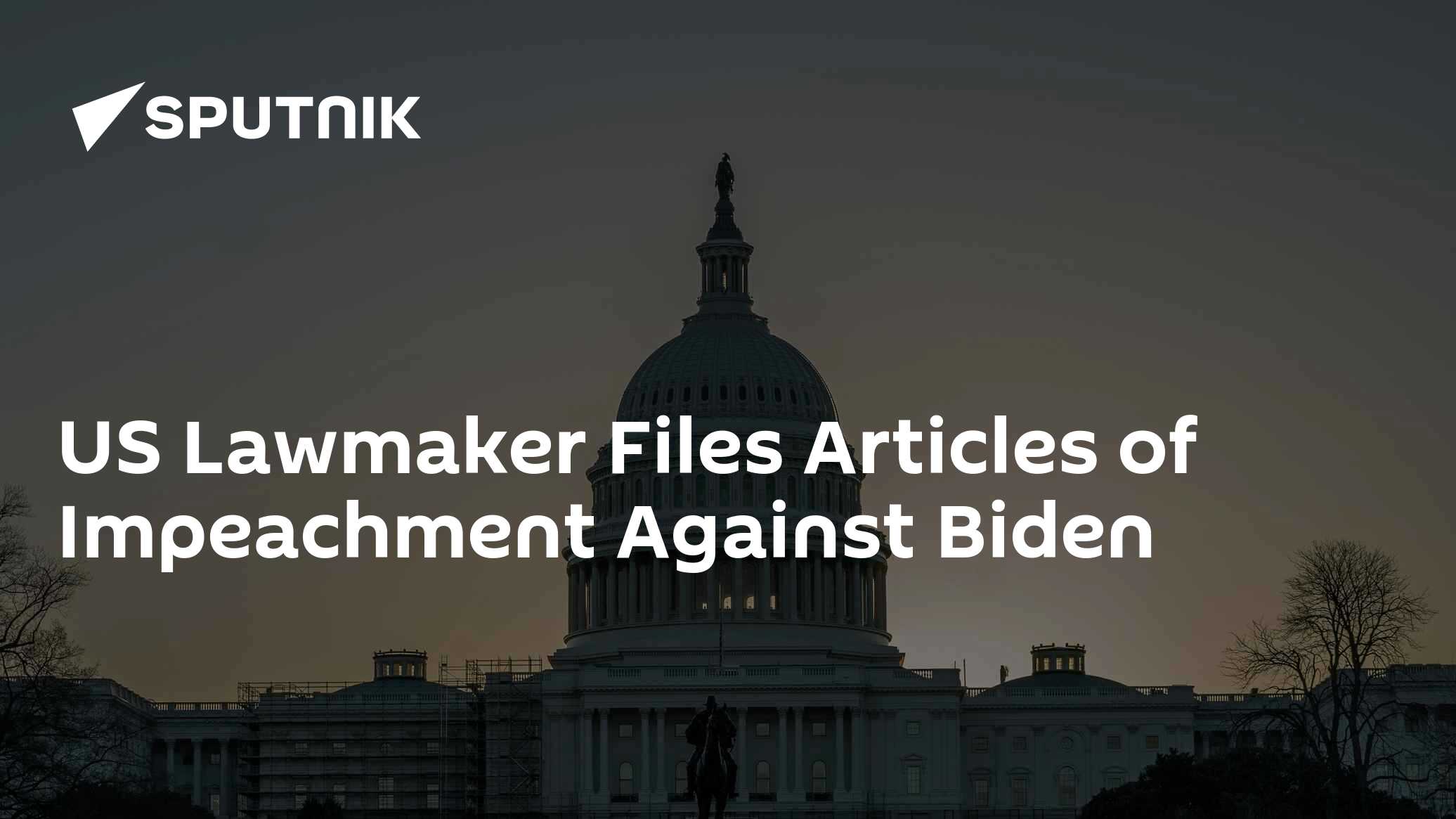 US Lawmaker Files Impeachment Resolution Against Biden - Vimarsana News
